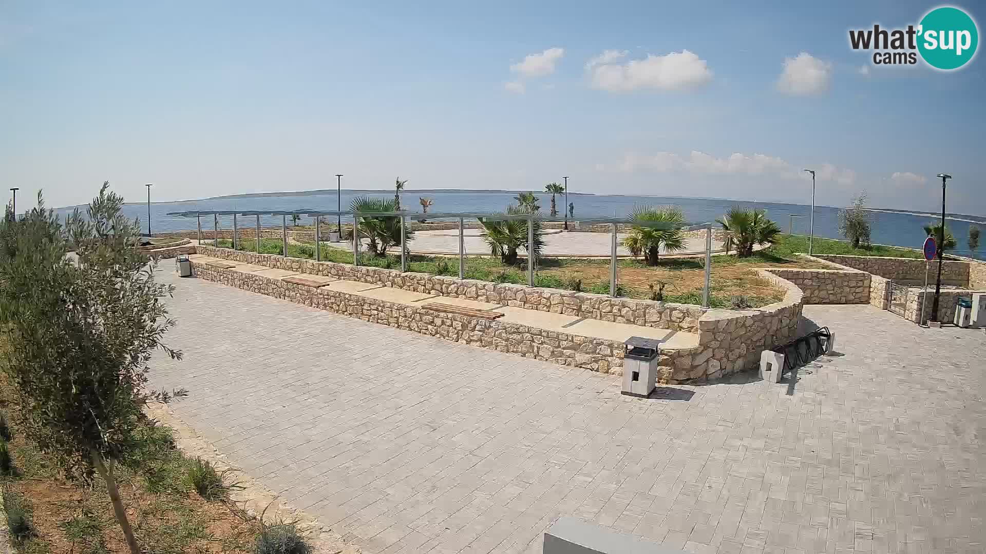 Webcam Mandre – Escenario de verano Velika điga | Isla de Pag