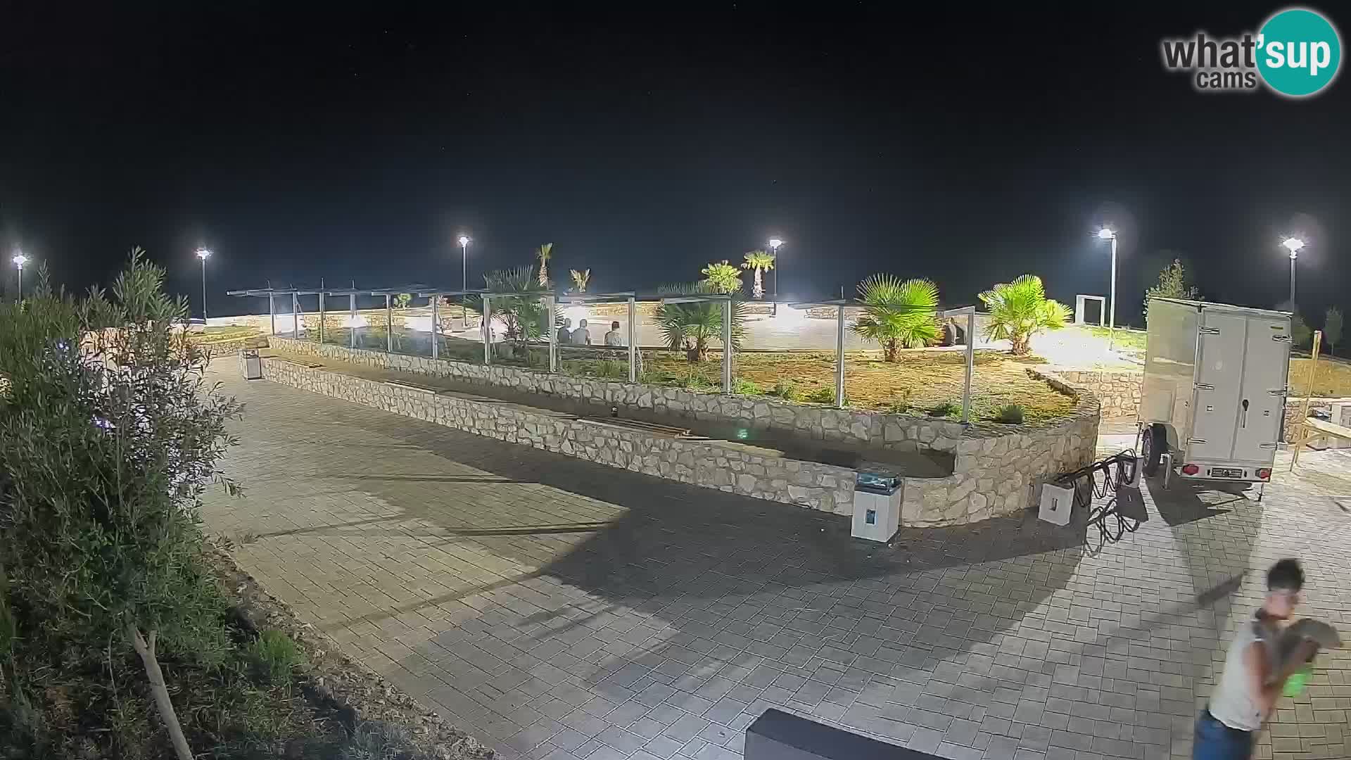 Mandre Summer Stage Webcam – Velika điga | Pag Island