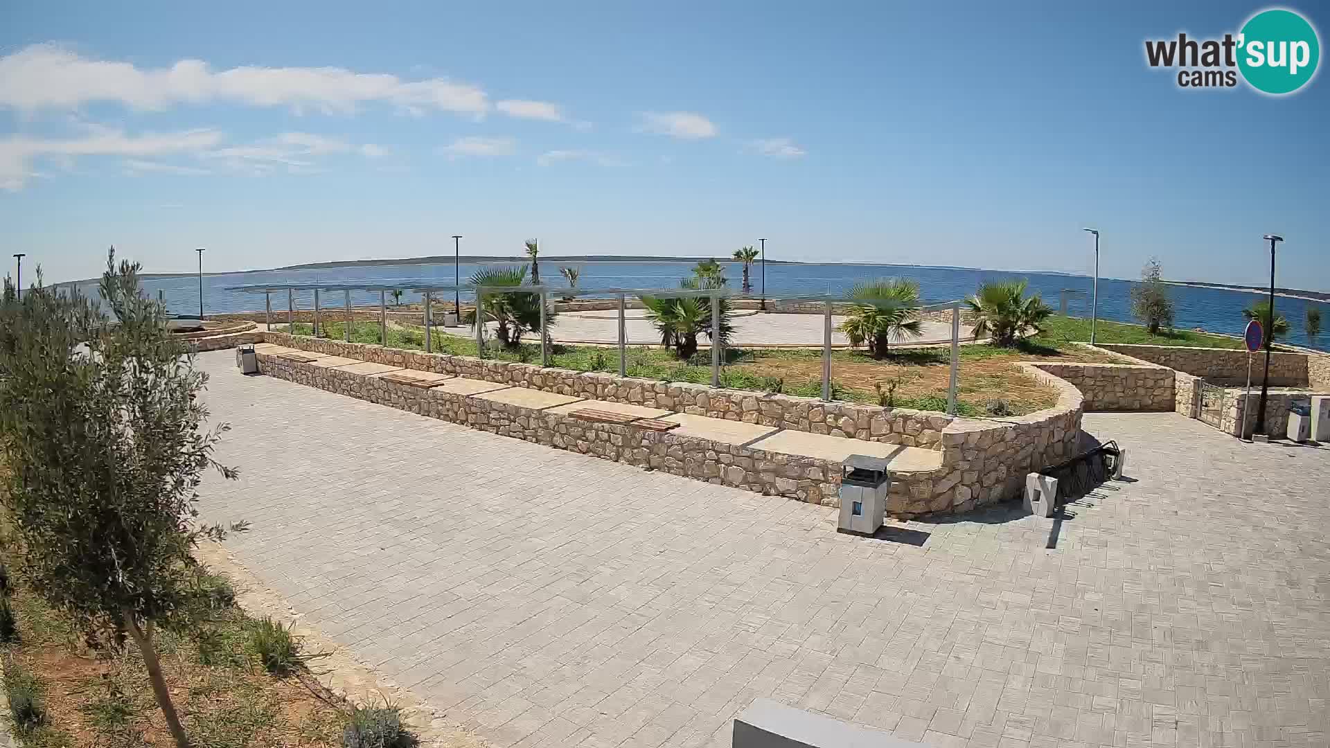 Webcam Mandre – Palco estivo Velika điga | Isola di Pag
