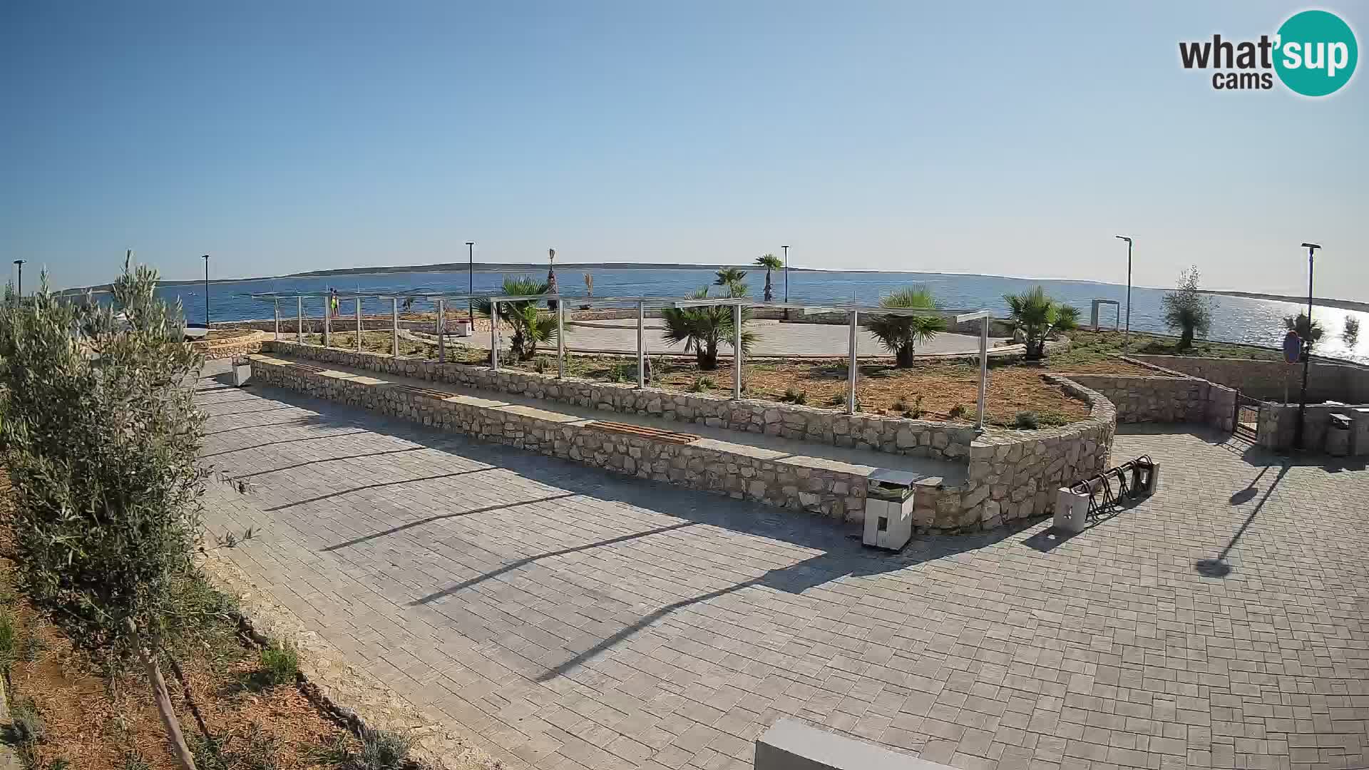 Webcam Mandre – Escenario de verano Velika điga | Isla de Pag