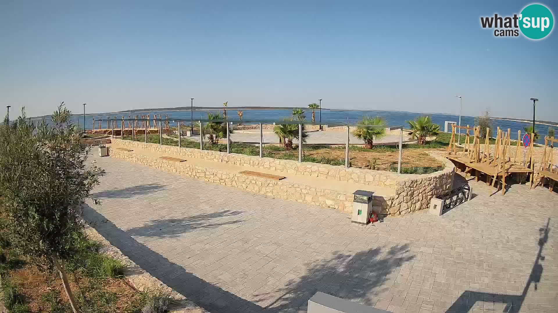 Mandre Summer Stage Webcam – Velika điga | Pag Island
