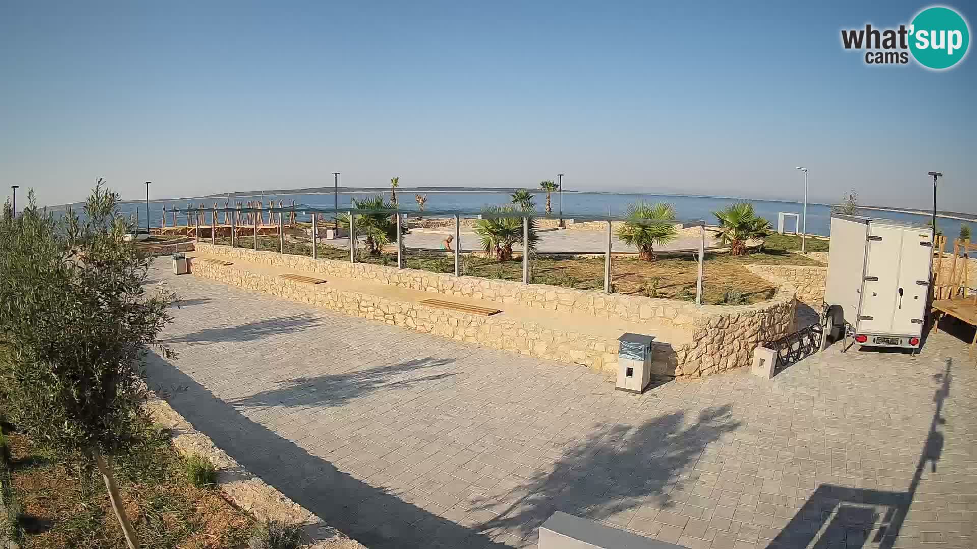 Webcam Mandre – Escenario de verano Velika điga | Isla de Pag
