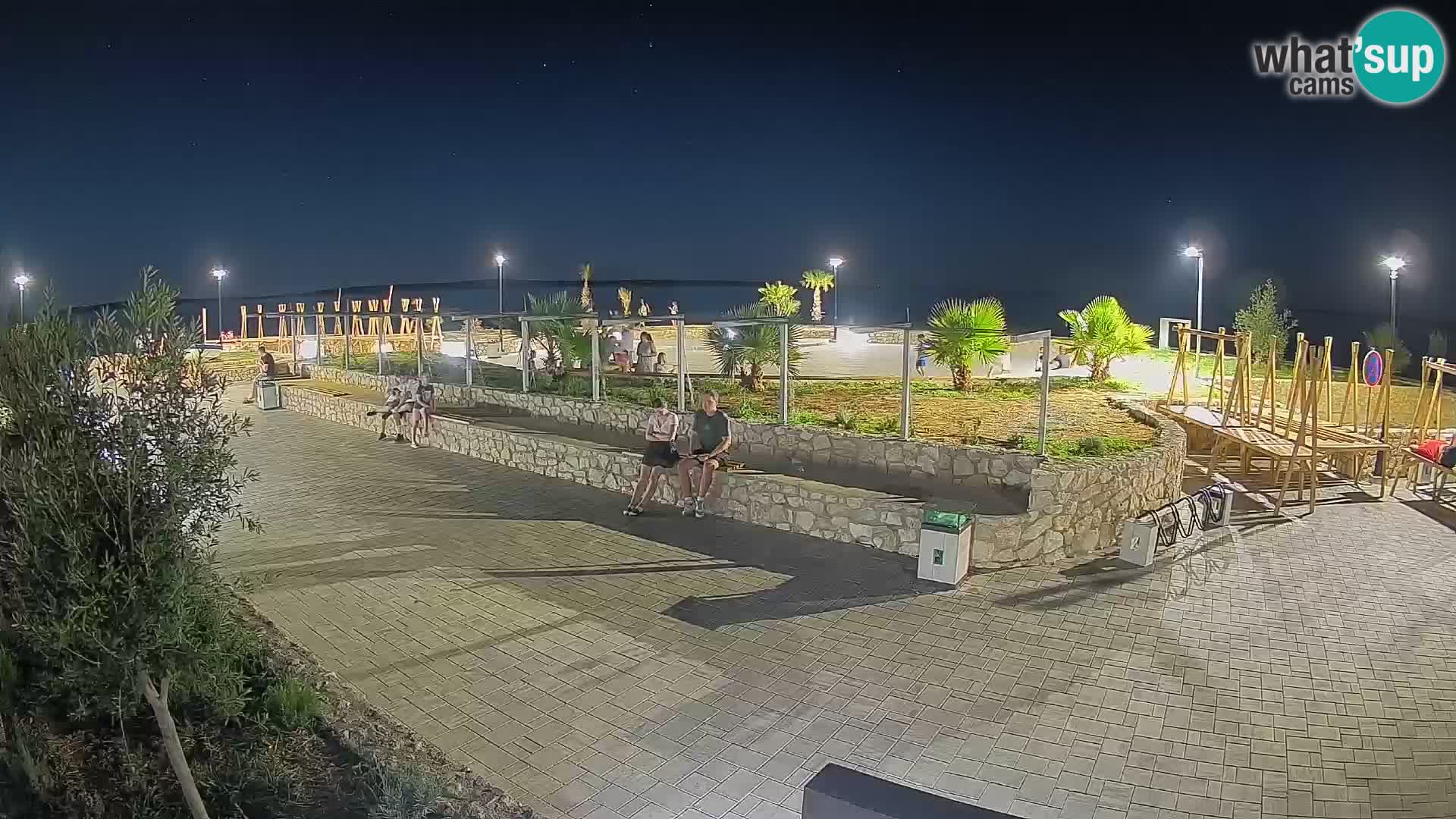 Webcam Mandre – Scène estivale Velika điga | Île de Pag