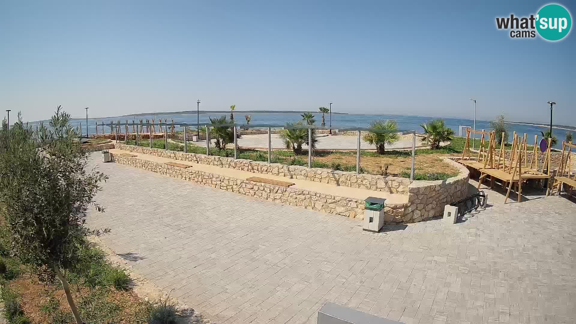 Webcam Mandre – Palco estivo Velika điga | Isola di Pag