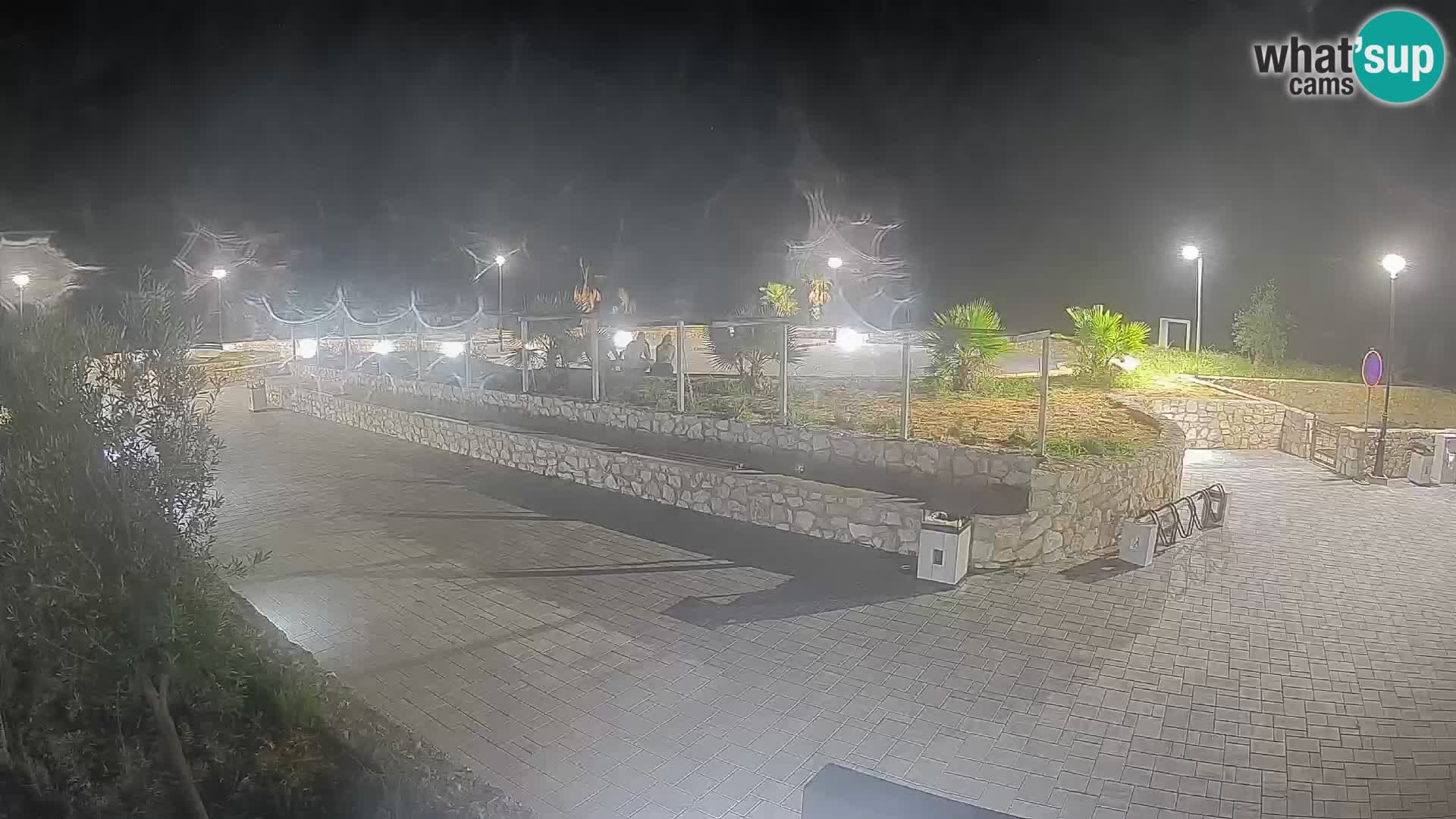 Spletna kamera Mandre – Poletni oder Velika điga | Otok Pag