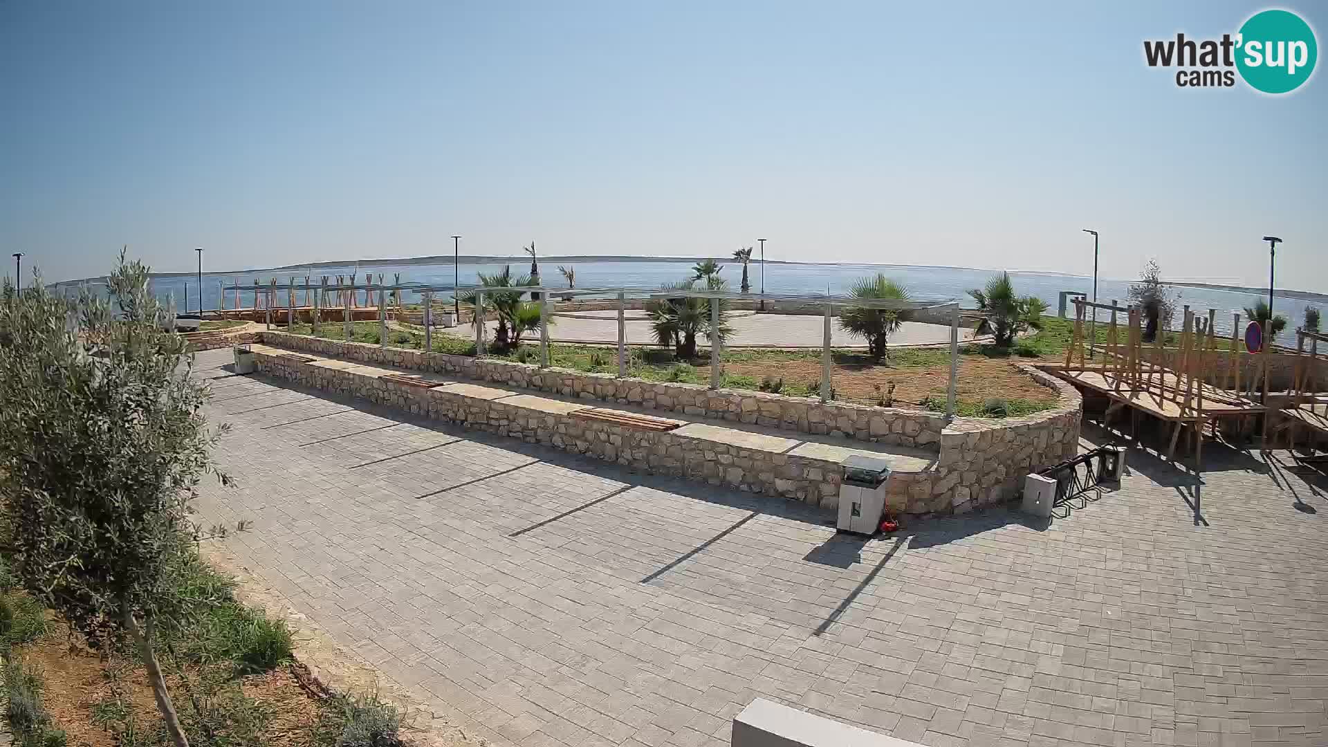 Webcam Mandre – Palco estivo Velika điga | Isola di Pag