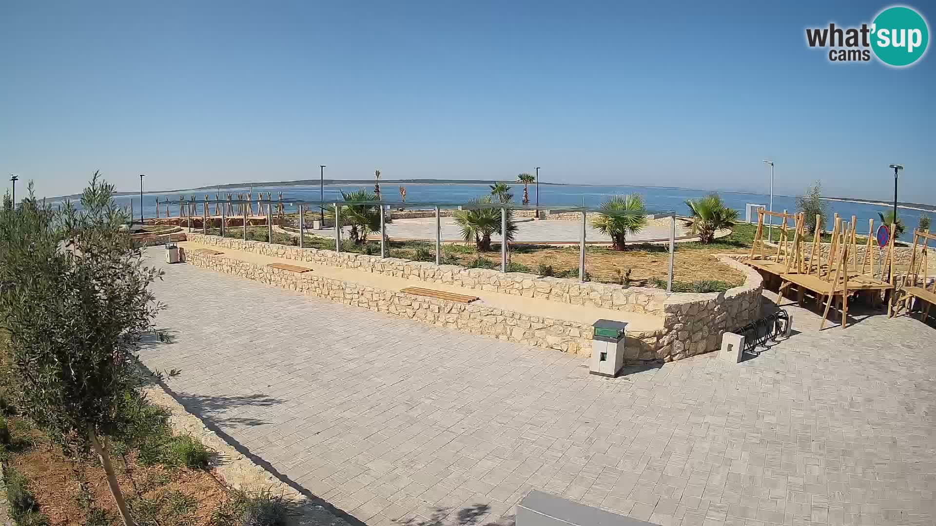 Webcam Mandre – Palco estivo Velika điga | Isola di Pag