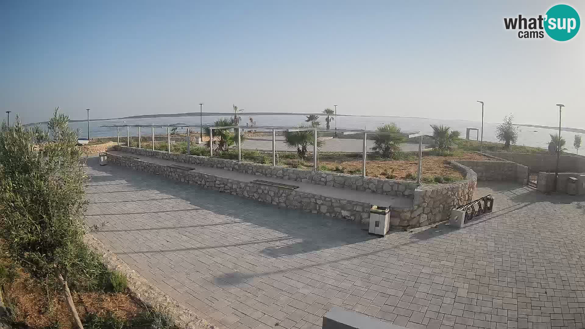 Webcam Mandre – Scène estivale Velika điga | Île de Pag
