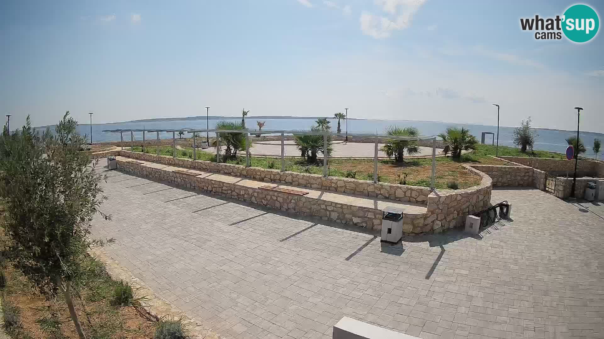 Webcam Mandre – Scène estivale Velika điga | Île de Pag