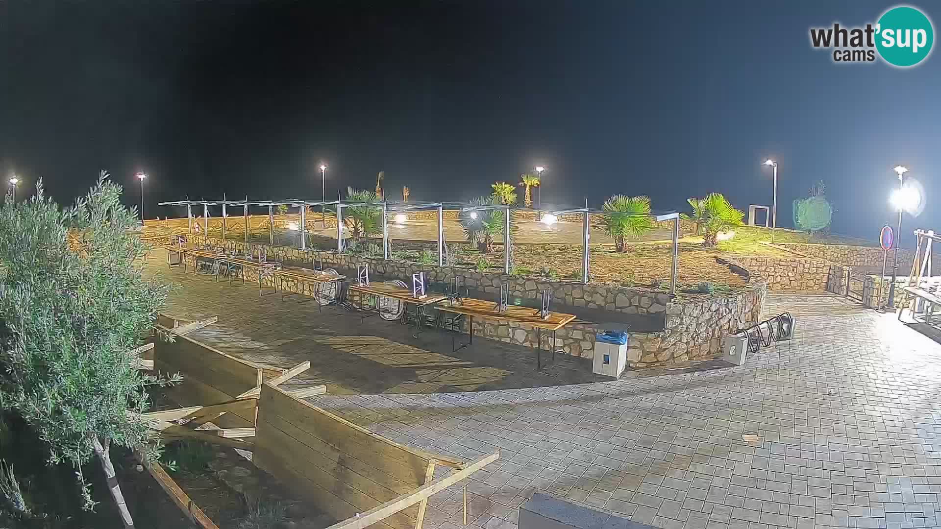 Webcam Mandre – Scène estivale Velika điga | Île de Pag