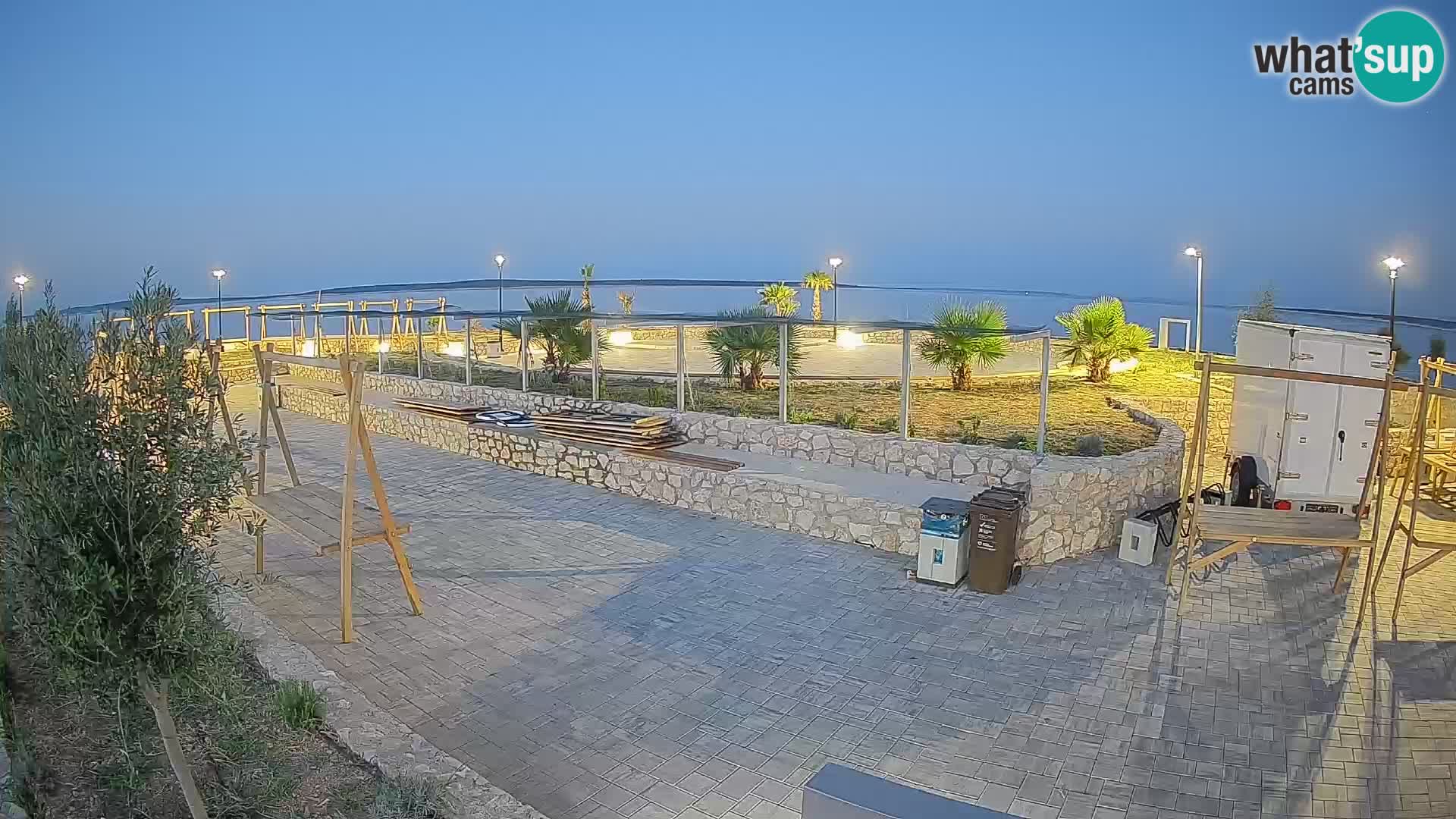 Mandre Summer Stage Webcam – Velika điga | Pag Island