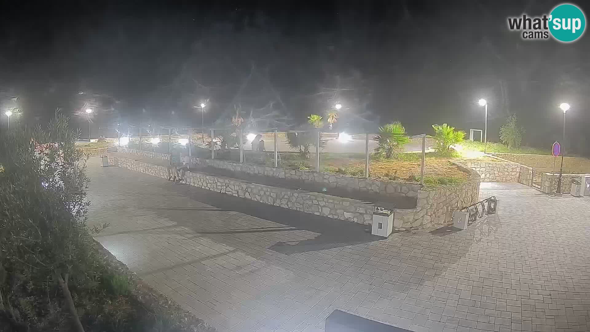 Spletna kamera Mandre – Poletni oder Velika điga | Otok Pag