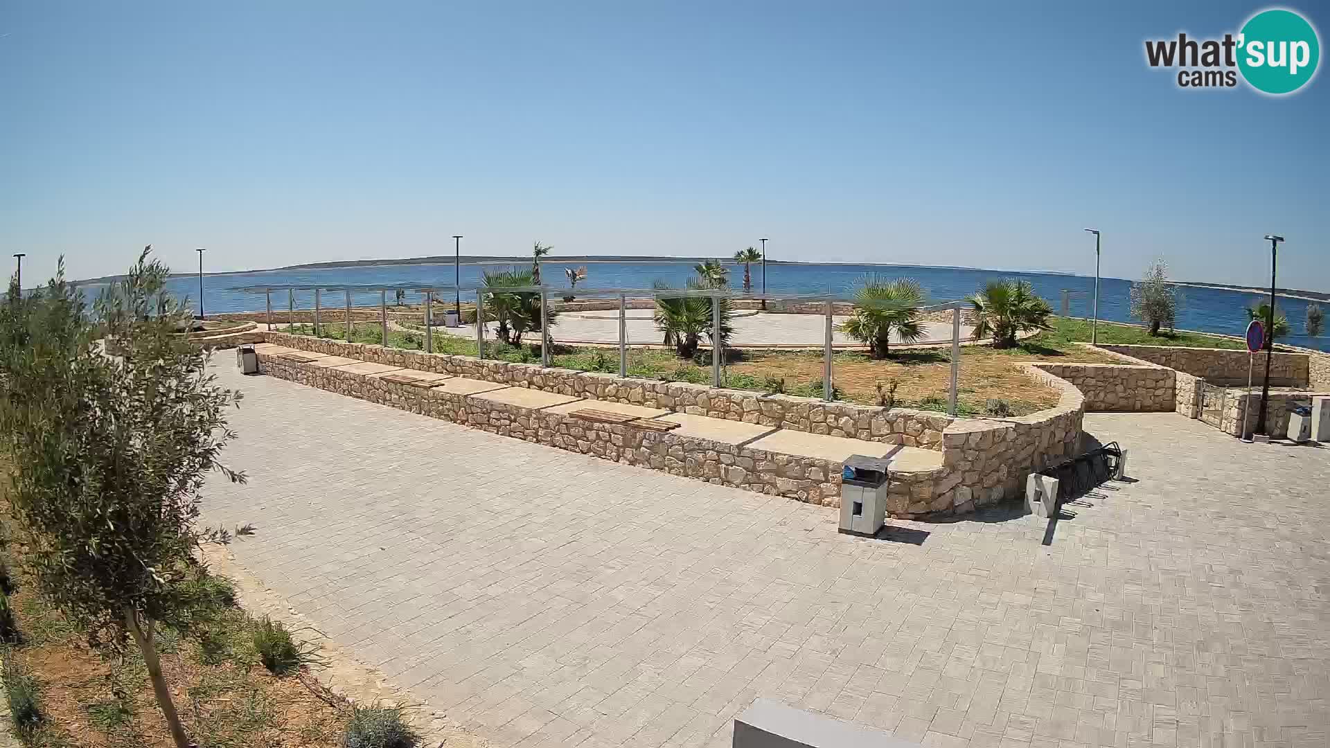 Webcam Mandre – Escenario de verano Velika điga | Isla de Pag