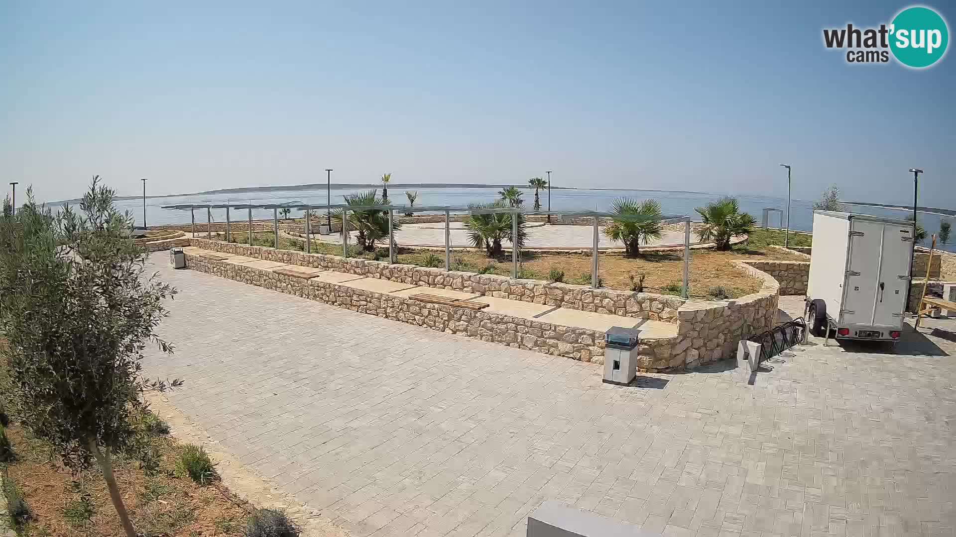 Webcam Mandre – Palco estivo Velika điga | Isola di Pag