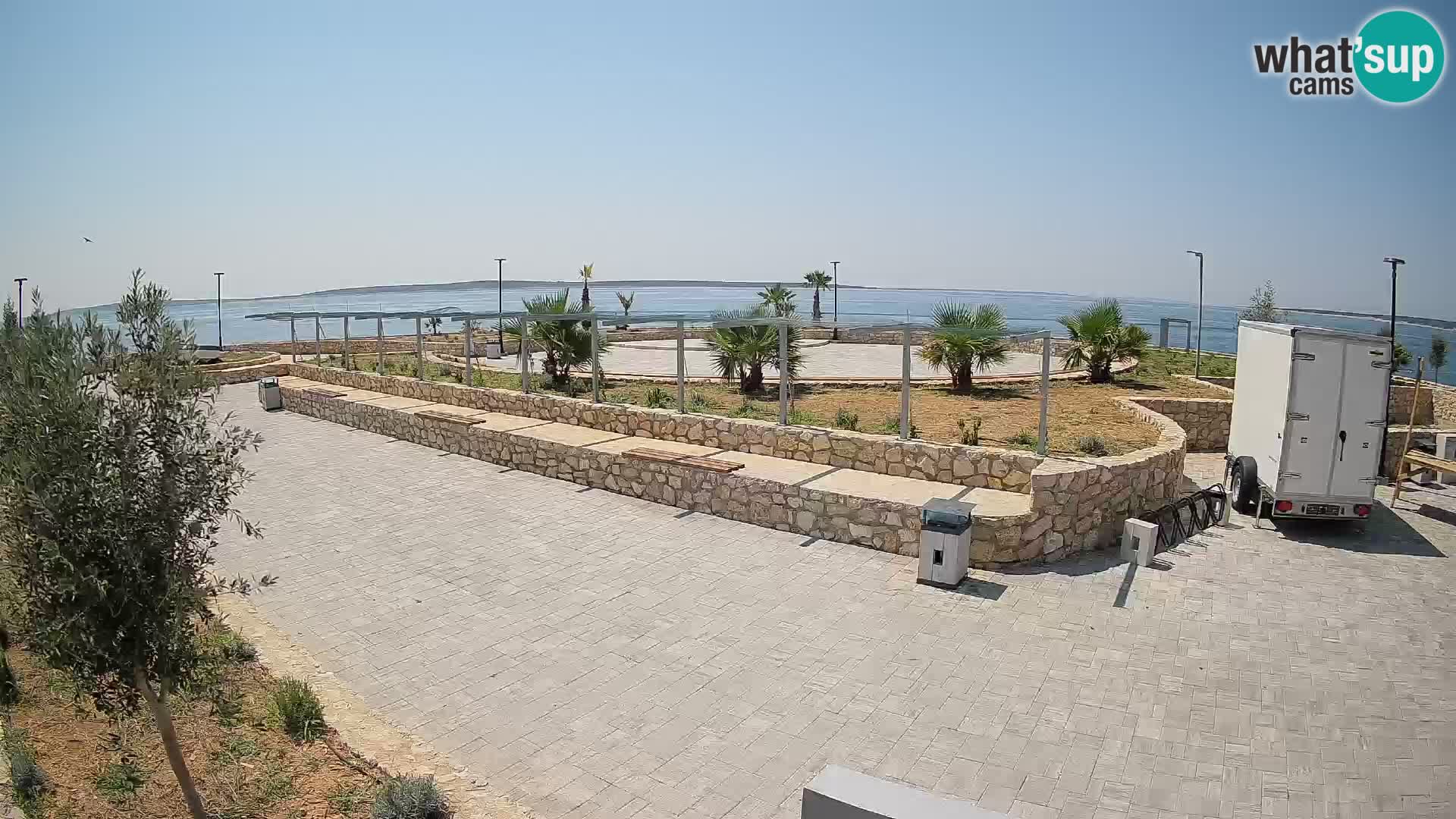 Webcam Mandre – Escenario de verano Velika điga | Isla de Pag