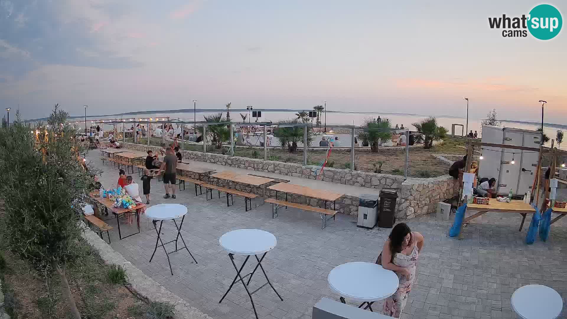 Webcam Mandre – Scène estivale Velika điga | Île de Pag