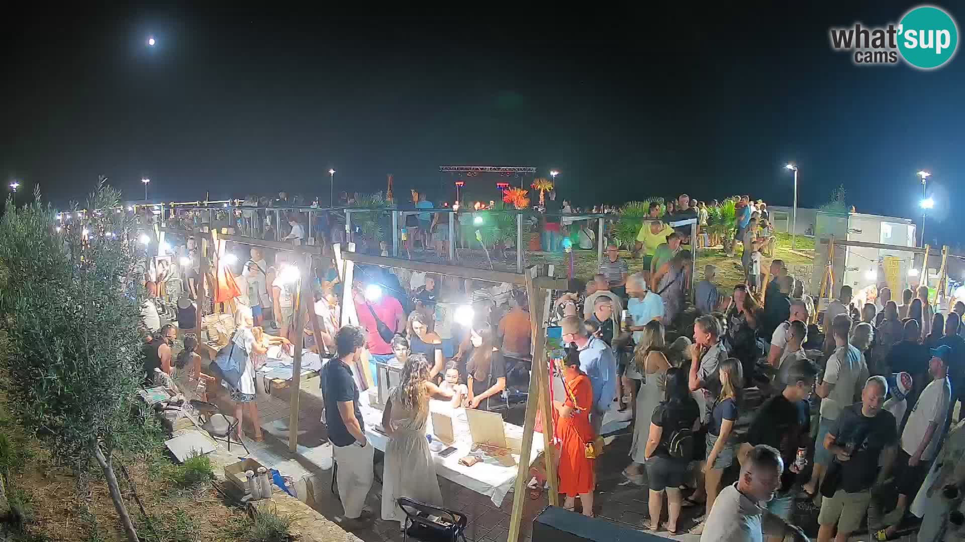 Webcam Mandre – Palco estivo Velika điga | Isola di Pag