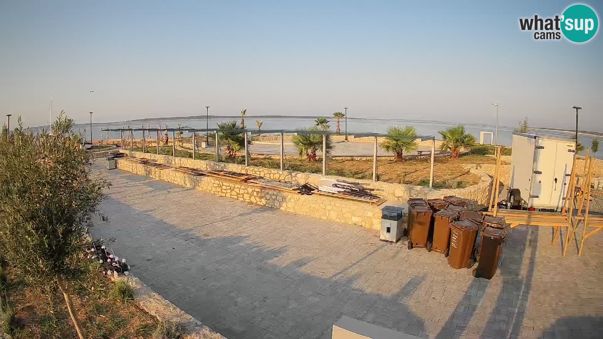 Webcam Mandre – Scène estivale Velika điga | Île de Pag