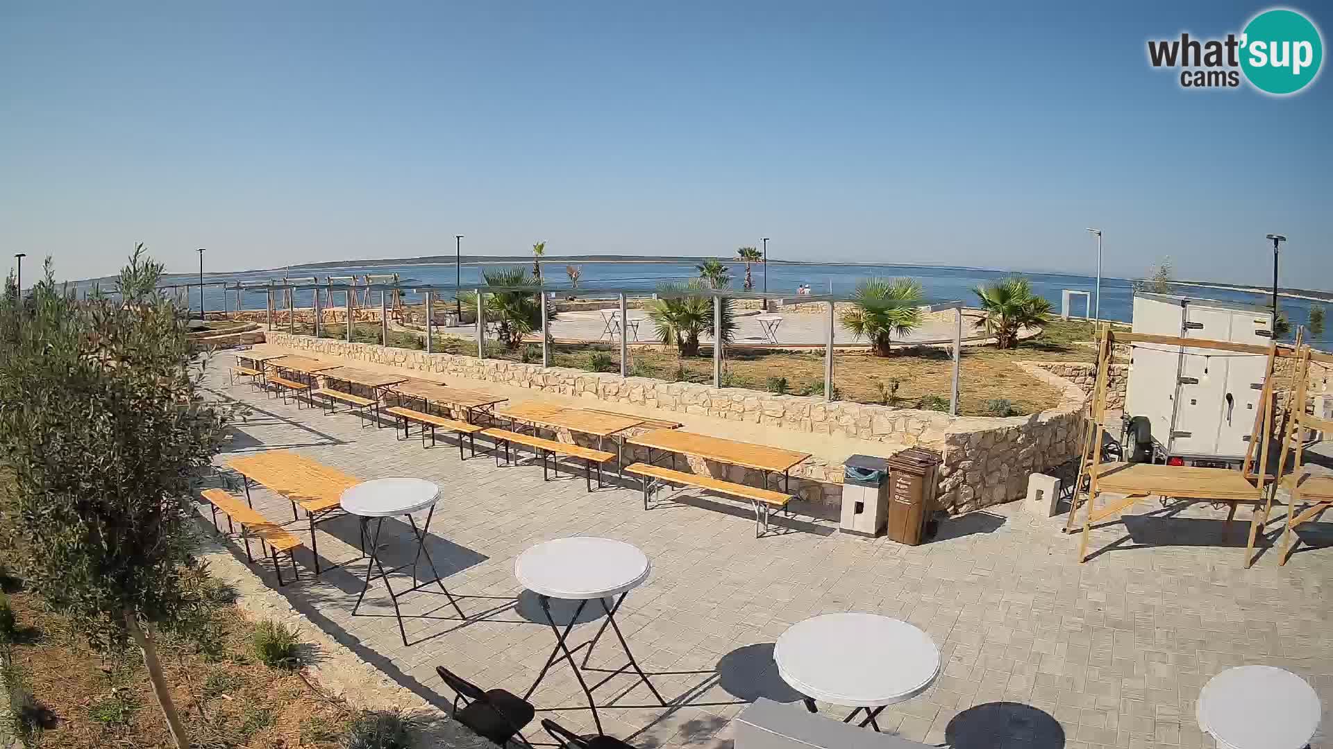 Webcam Mandre – Scène estivale Velika điga | Île de Pag