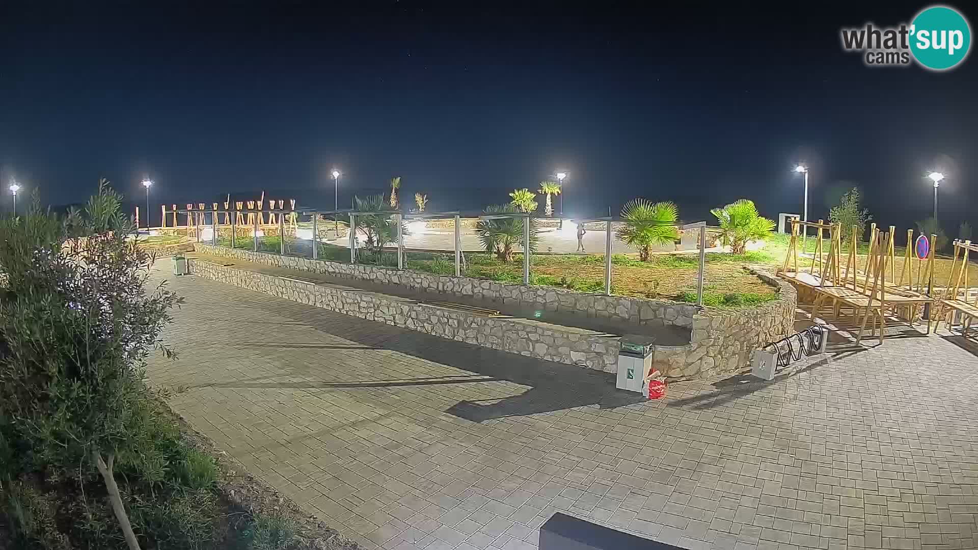 Webcam Mandre – Scène estivale Velika điga | Île de Pag
