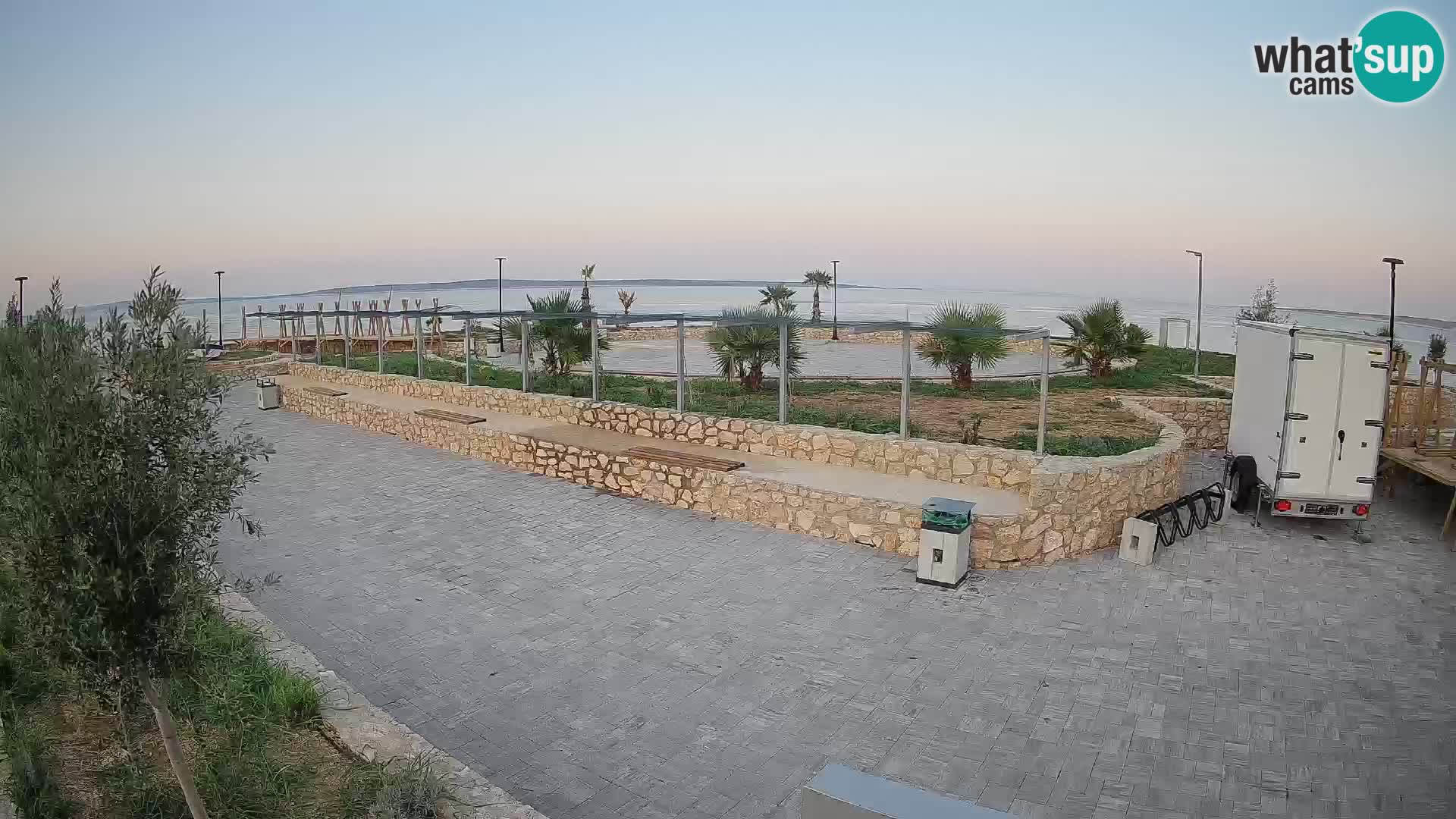 Webcam Mandre – Escenario de verano Velika điga | Isla de Pag