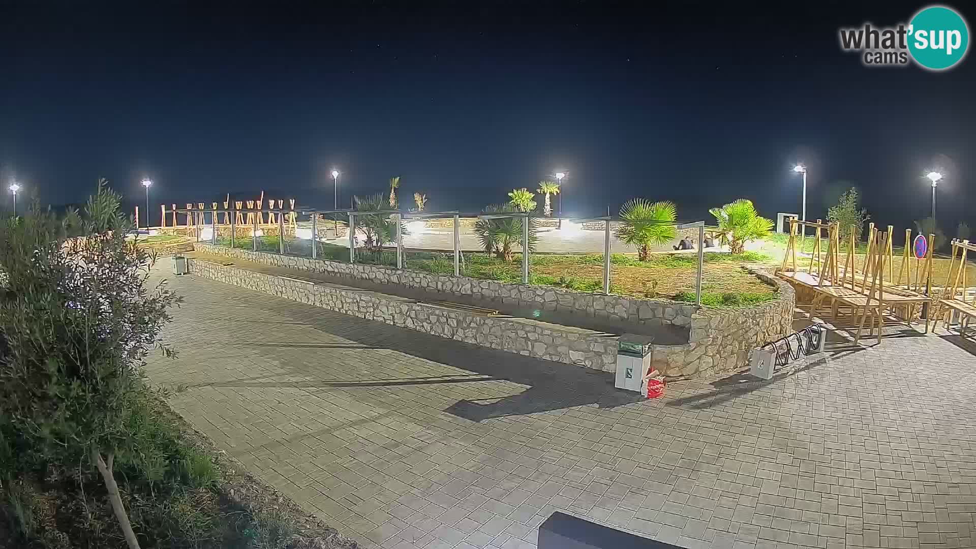 Webcam Mandre – Escenario de verano Velika điga | Isla de Pag