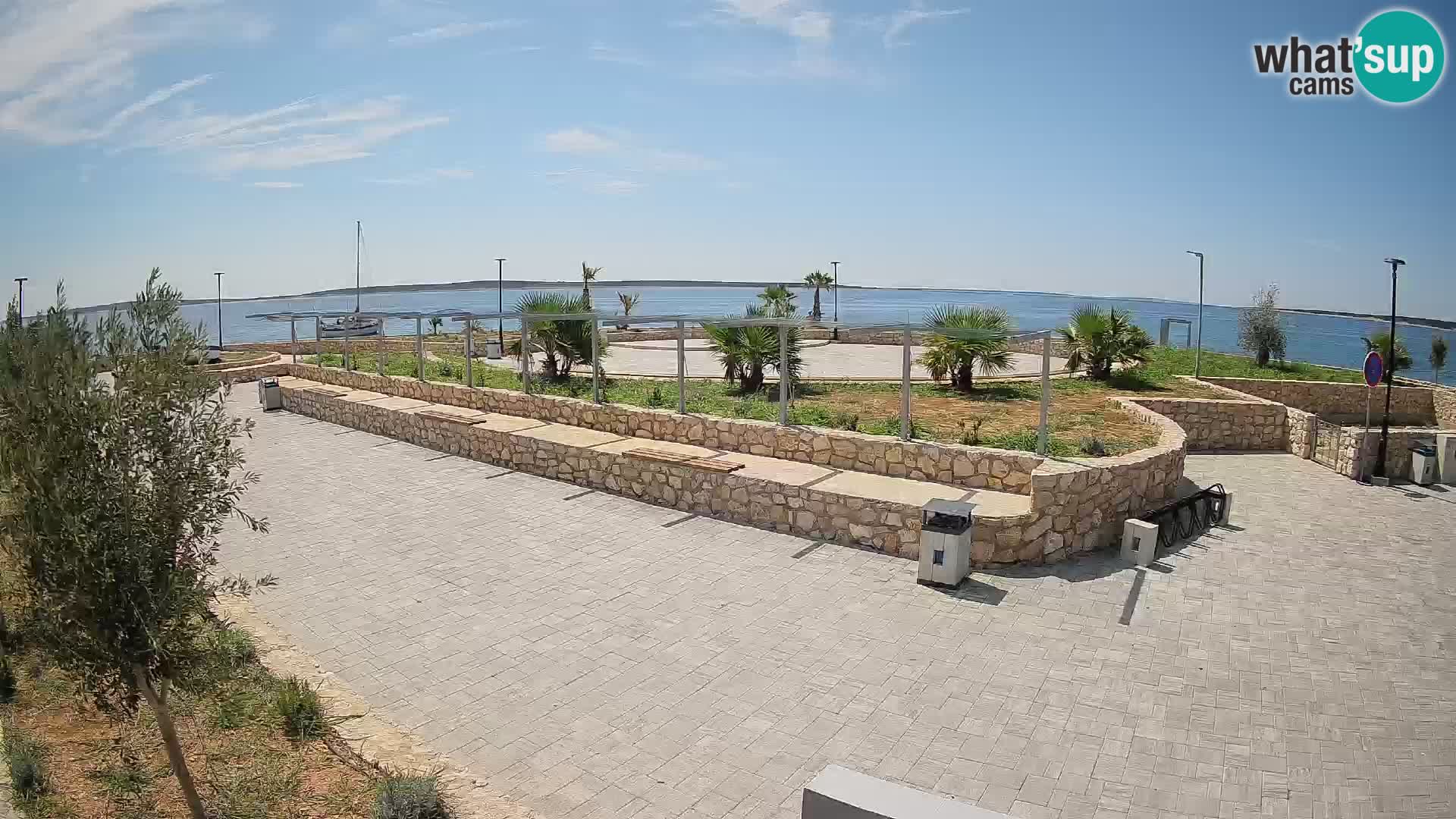 Webcam Mandre – Scène estivale Velika điga | Île de Pag