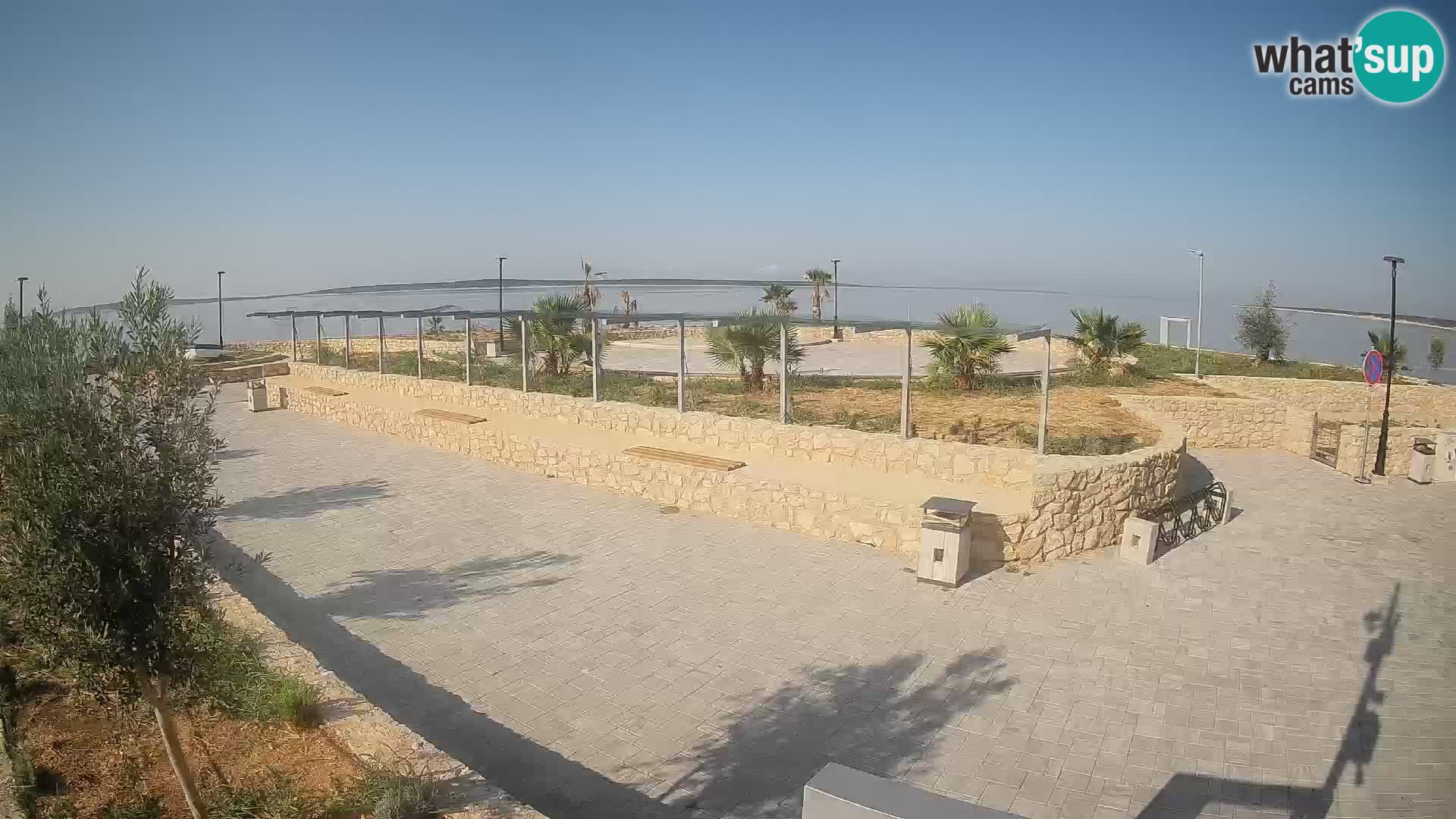 Webcam Mandre – Escenario de verano Velika điga | Isla de Pag