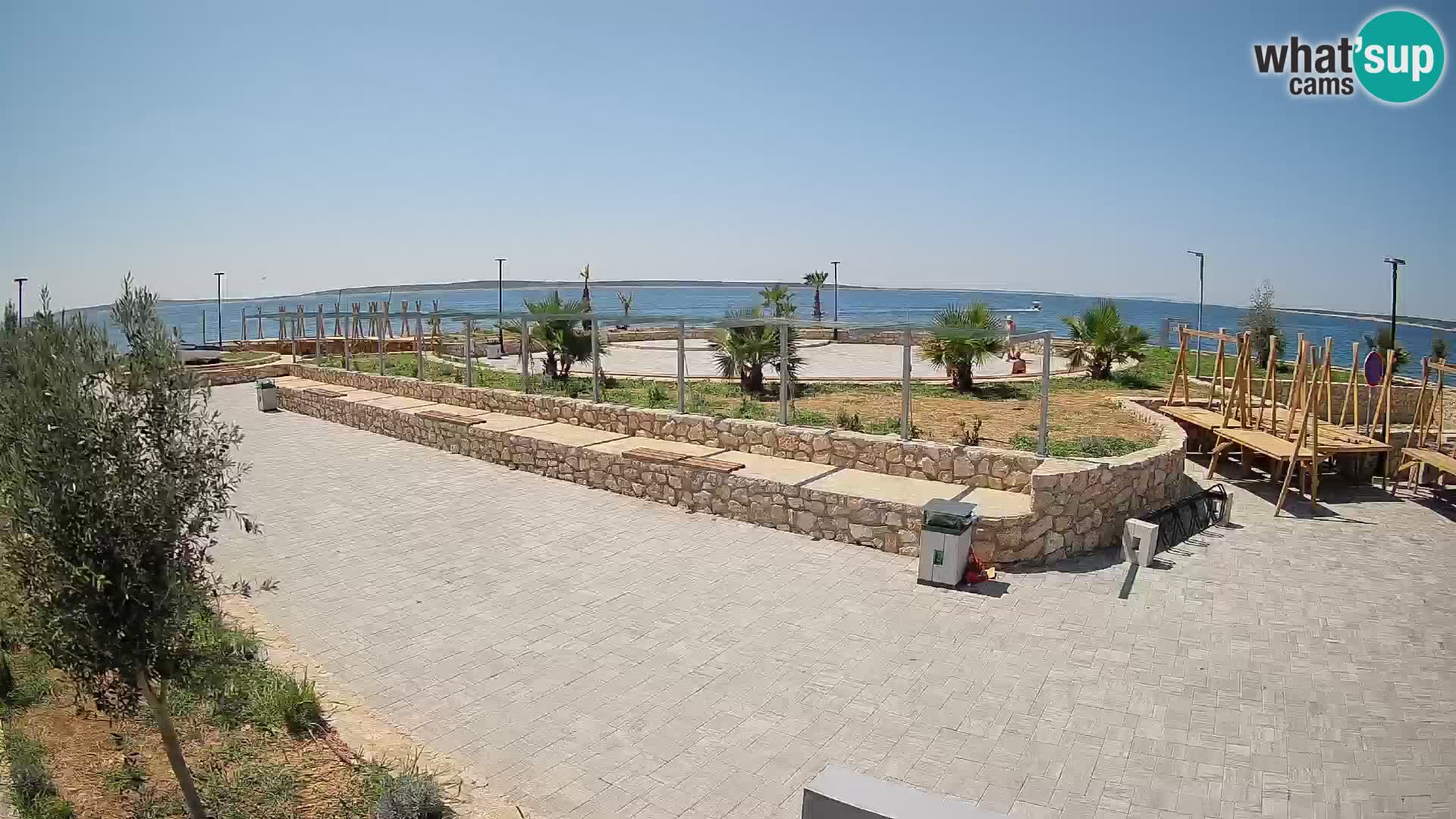 Mandre Summer Stage Webcam – Velika điga | Pag Island