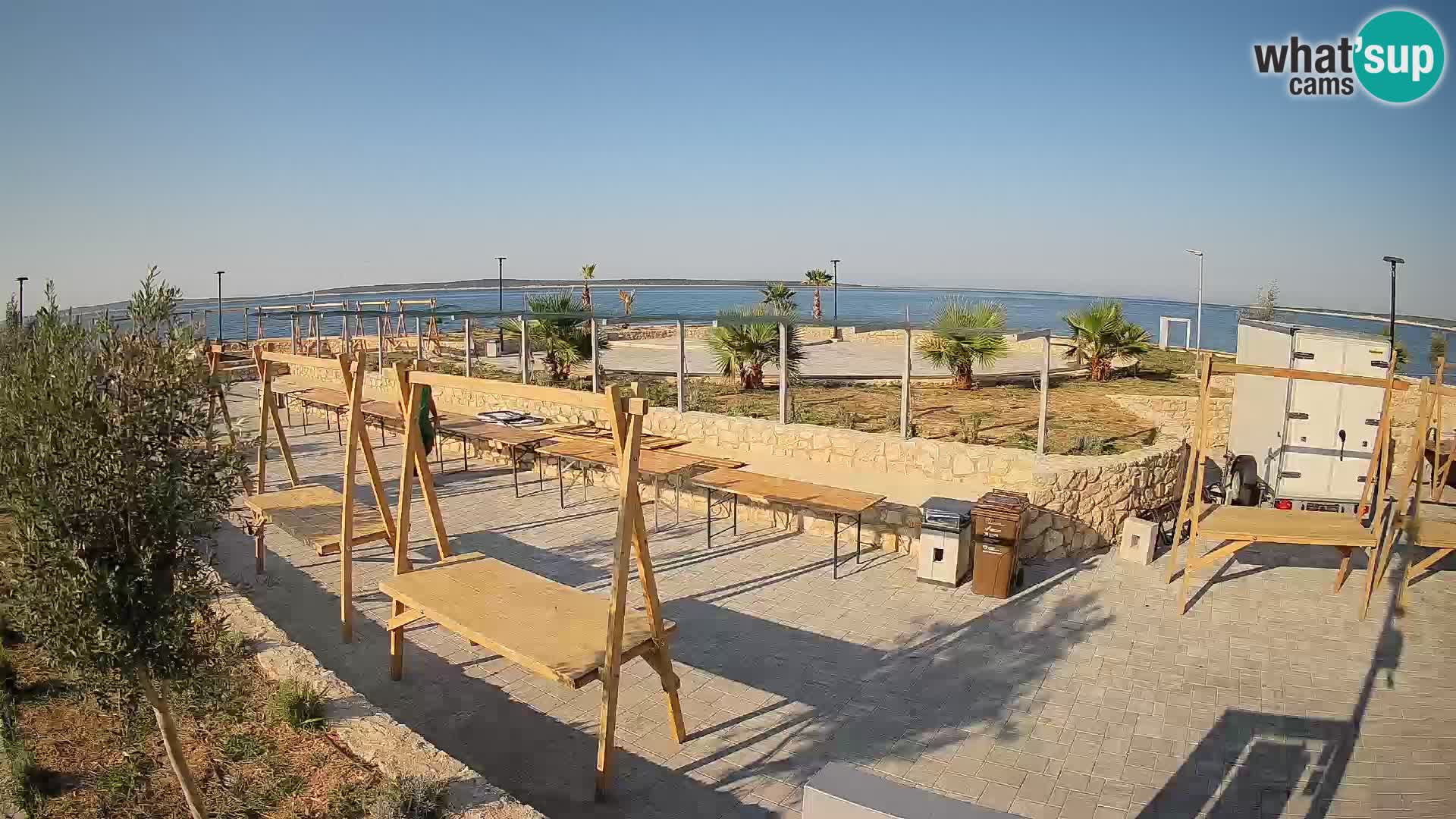 Webcam Mandre – Scène estivale Velika điga | Île de Pag