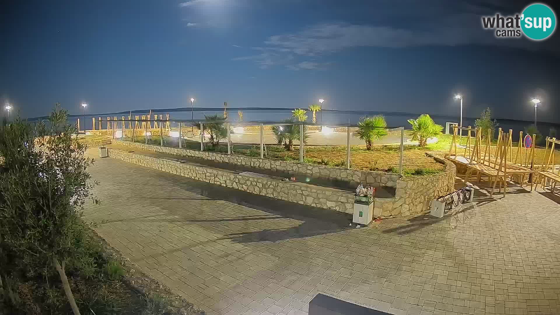 Webcam Mandre – Scène estivale Velika điga | Île de Pag
