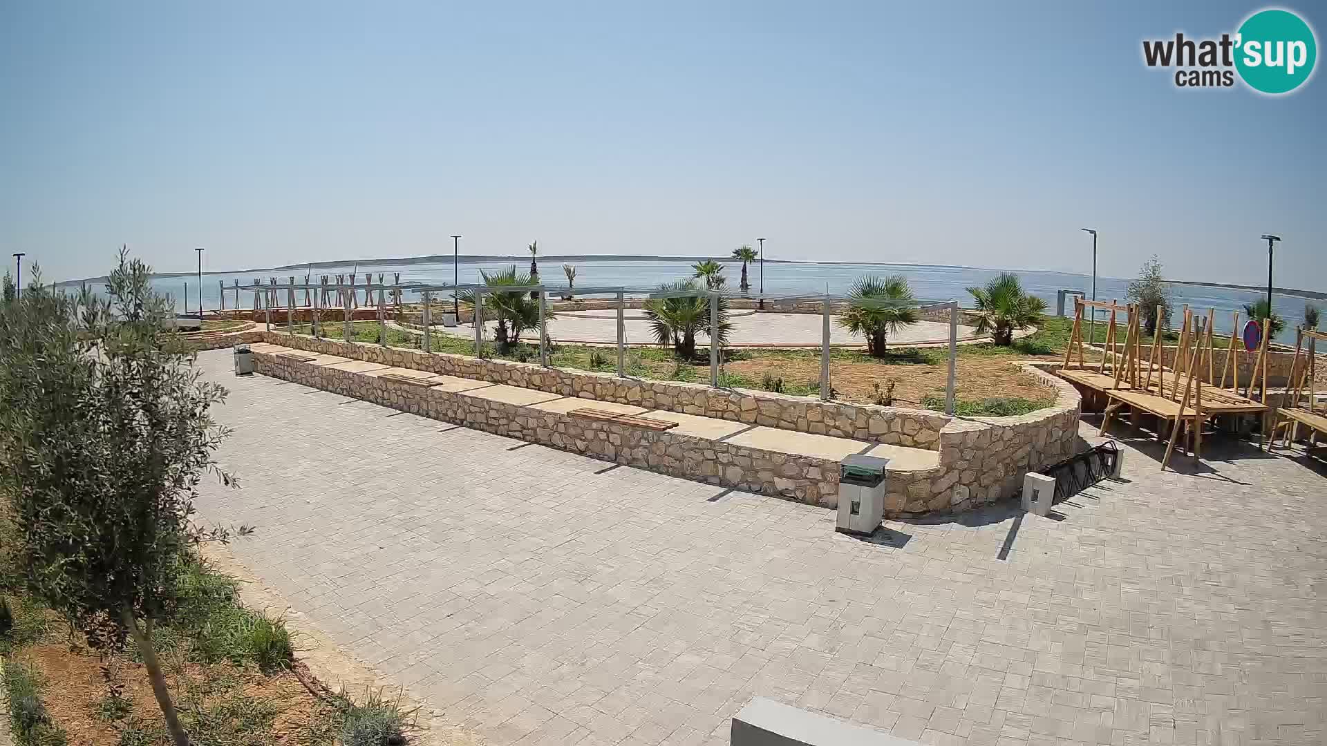 Webcam Mandre – Scène estivale Velika điga | Île de Pag