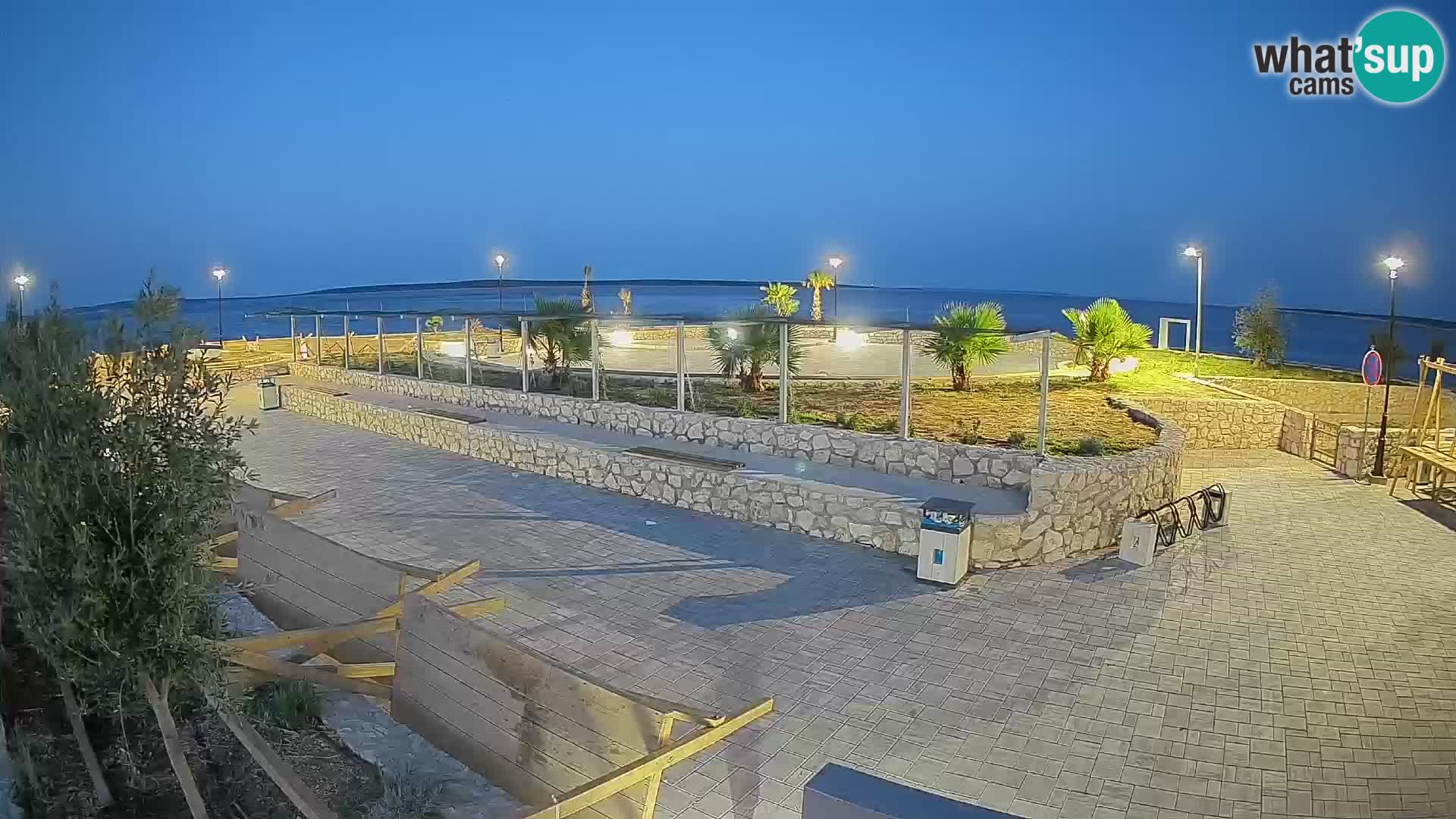 Webcam Mandre – Scène estivale Velika điga | Île de Pag