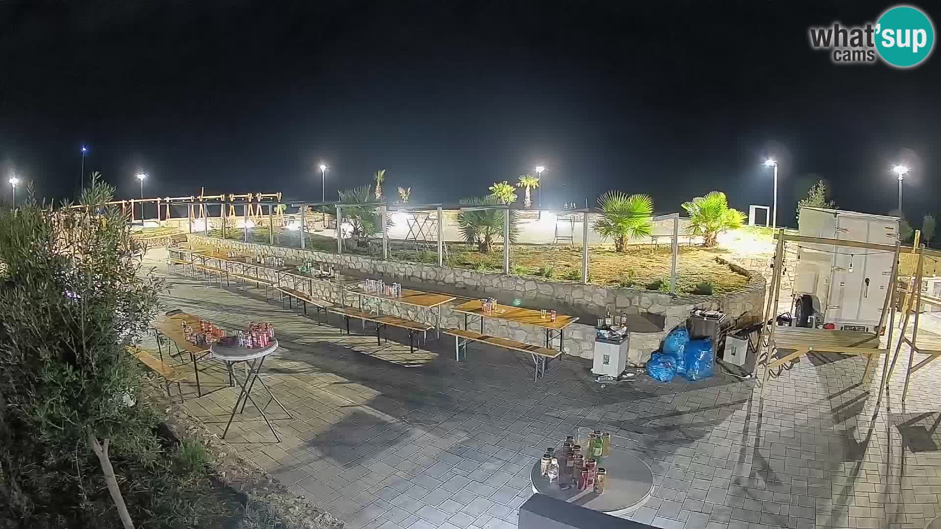 Webcam Mandre – Palco estivo Velika điga | Isola di Pag