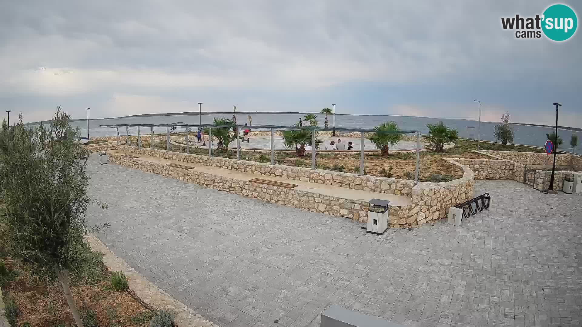 Webcam Mandre – Escenario de verano Velika điga | Isla de Pag