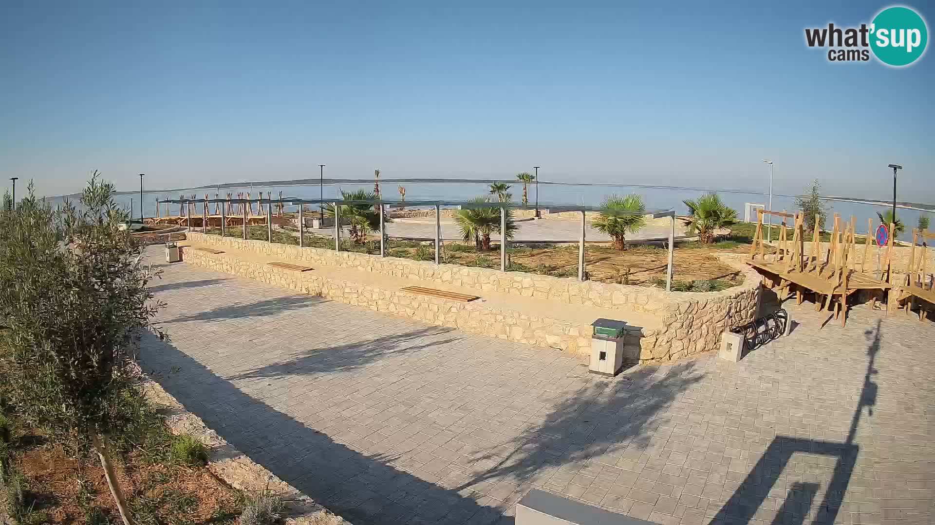 Webcam Mandre – Palco estivo Velika điga | Isola di Pag