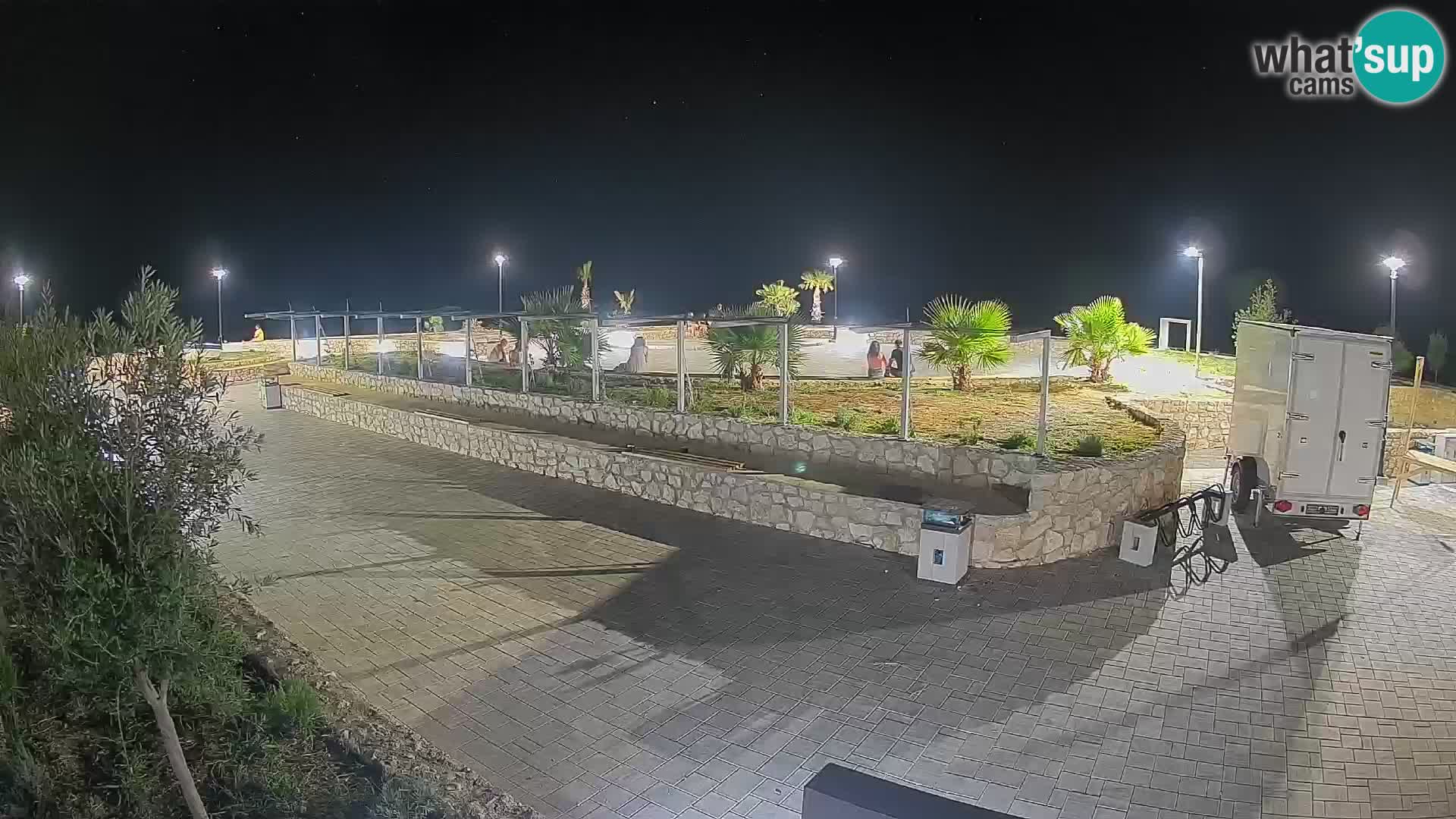 Webcam Mandre – Escenario de verano Velika điga | Isla de Pag