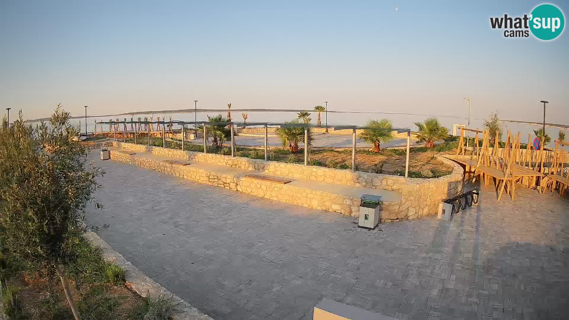 Webcam Mandre – Scène estivale Velika điga | Île de Pag