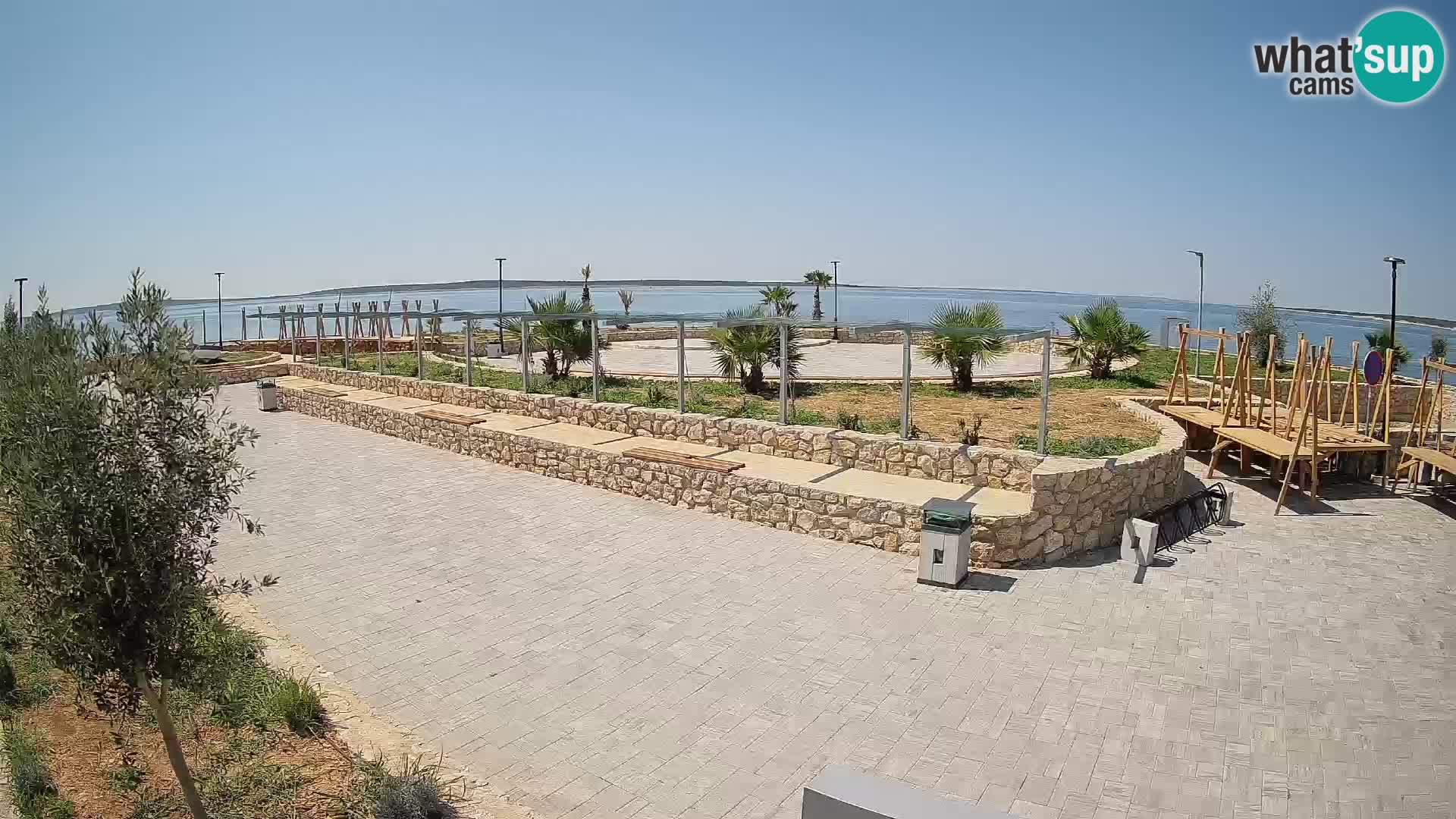 Mandre Sommerbühne Webcam – Velika điga | Insel Pag