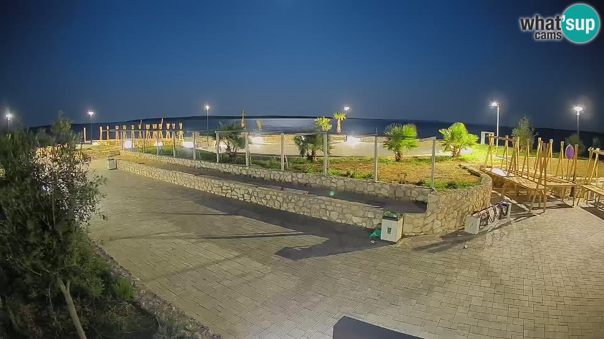 Webcam Mandre – Escenario de verano Velika điga | Isla de Pag