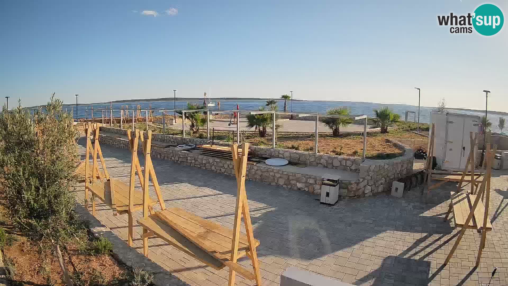 Webcam Mandre – Scène estivale Velika điga | Île de Pag