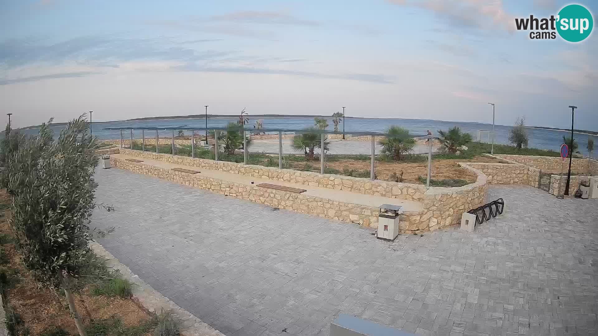 Spletna kamera Mandre – Poletni oder Velika điga | Otok Pag