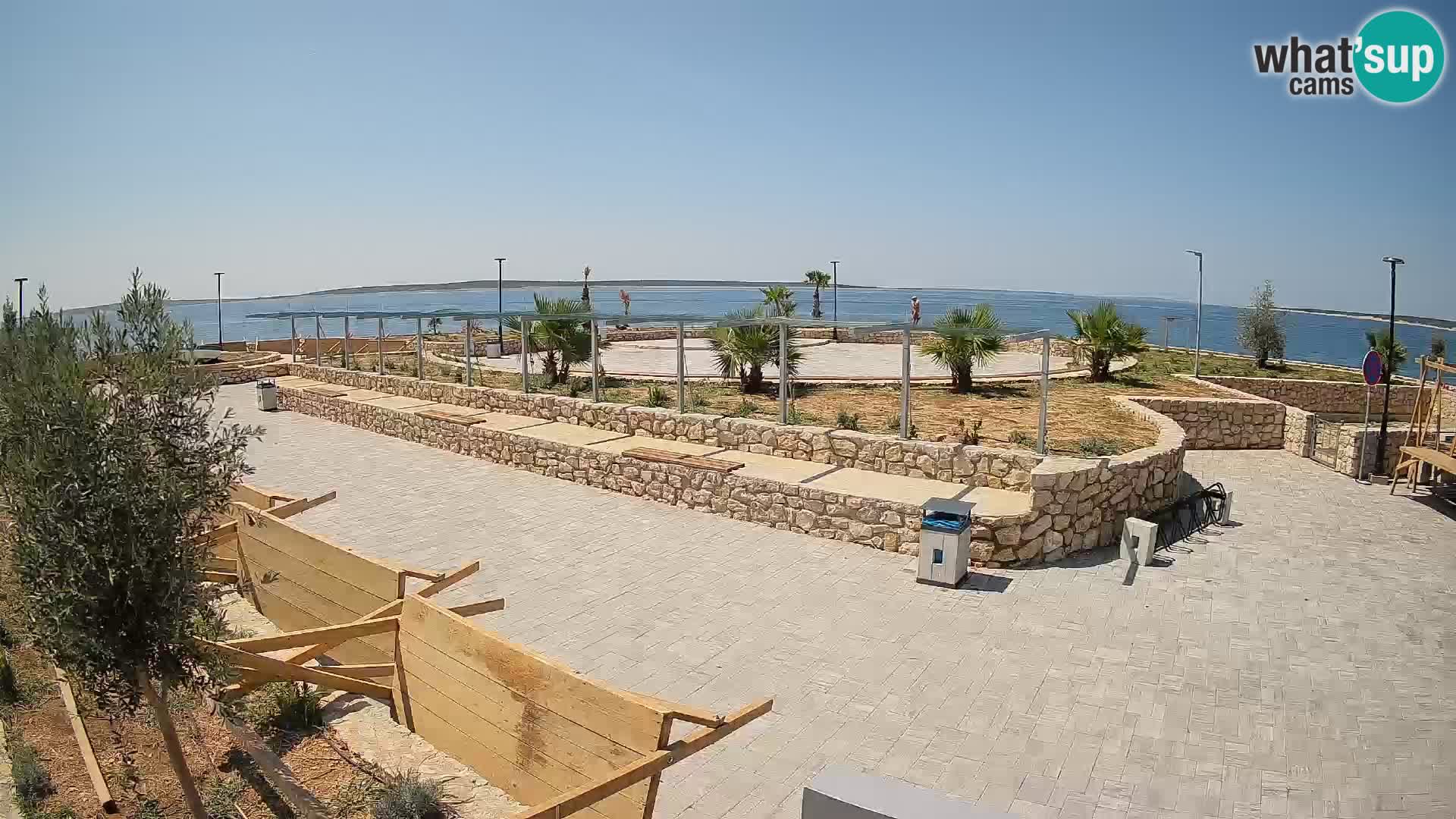 Webcam Mandre – Escenario de verano Velika điga | Isla de Pag