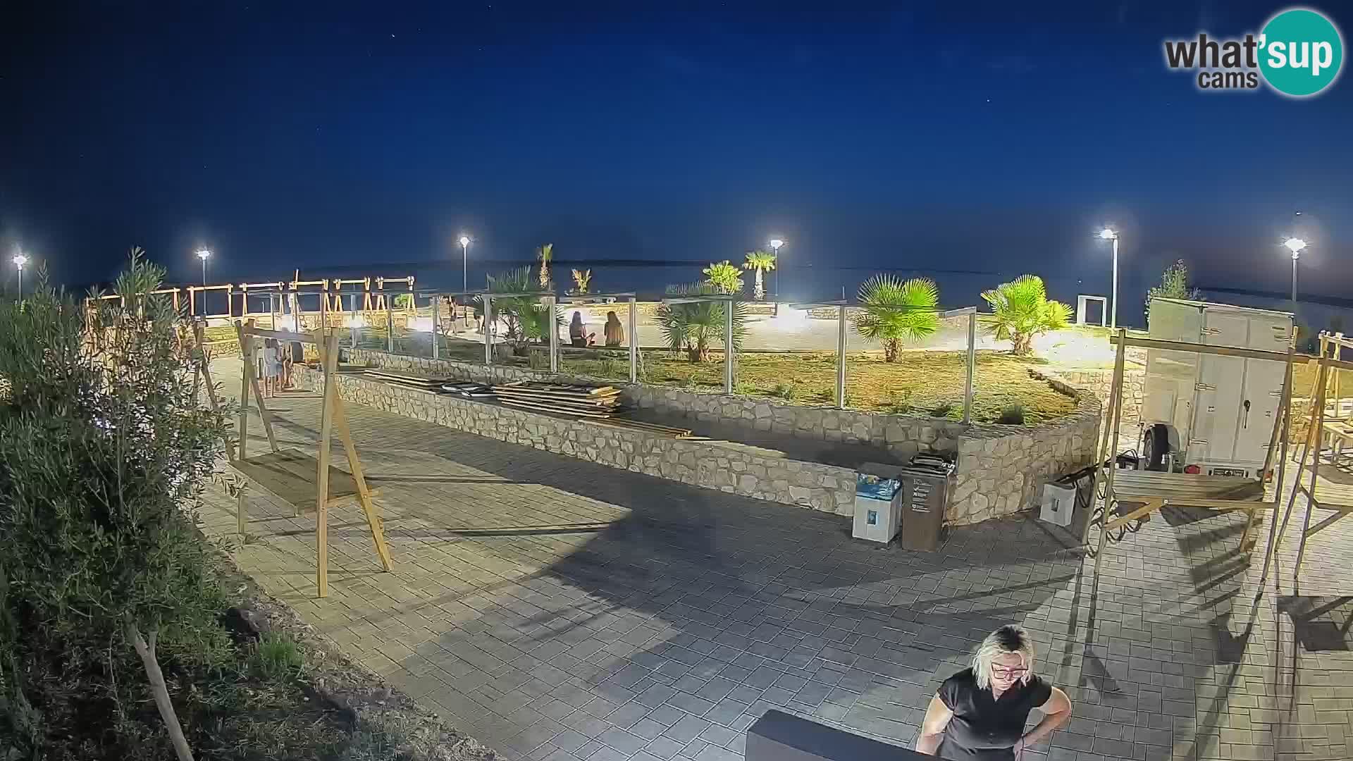Mandre Summer Stage Webcam – Velika điga | Pag Island