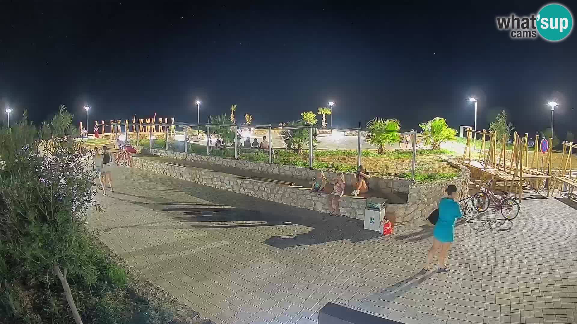 Mandre Summer Stage Webcam – Velika điga | Pag Island
