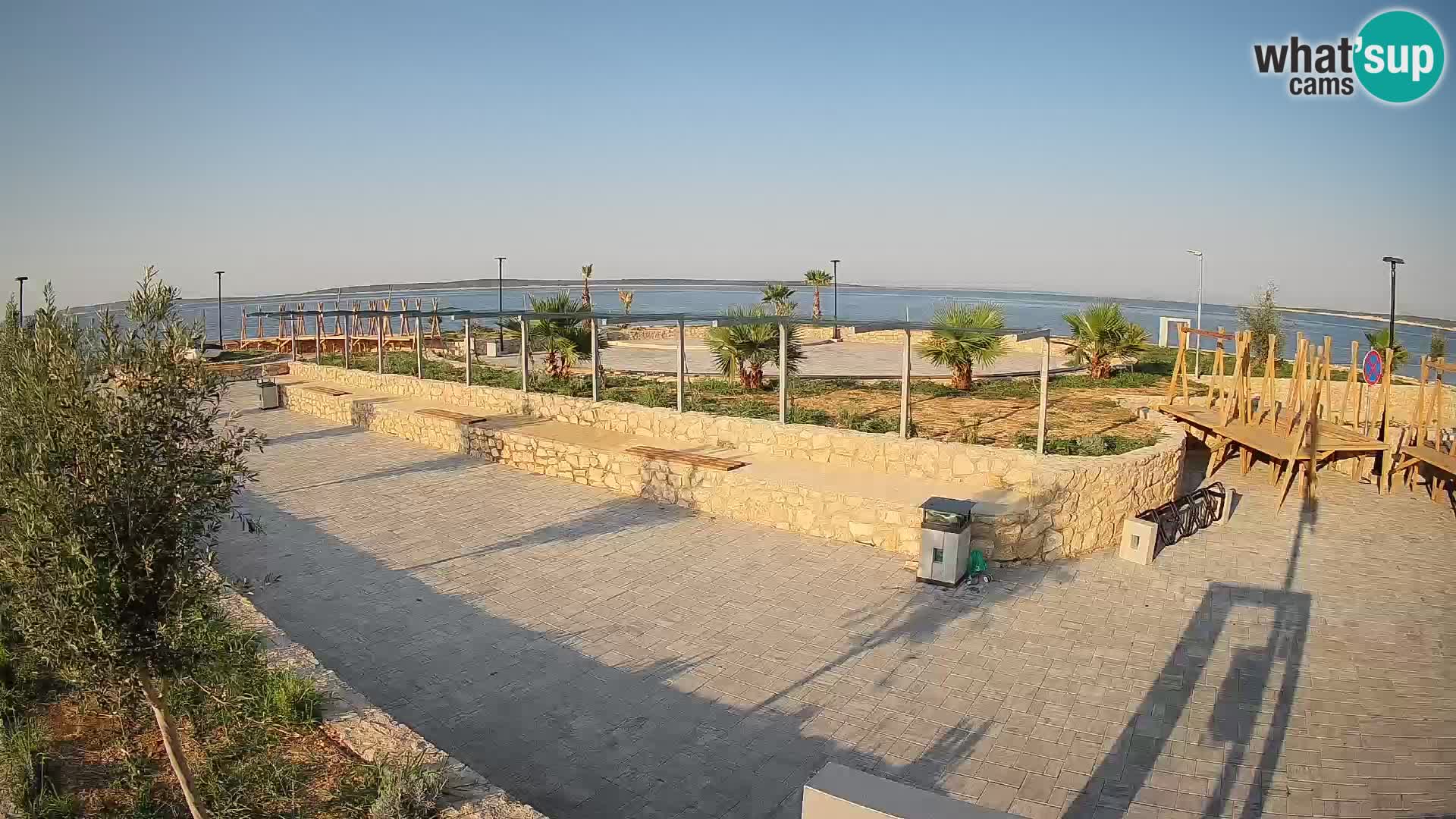 Webcam Mandre – Palco estivo Velika điga | Isola di Pag