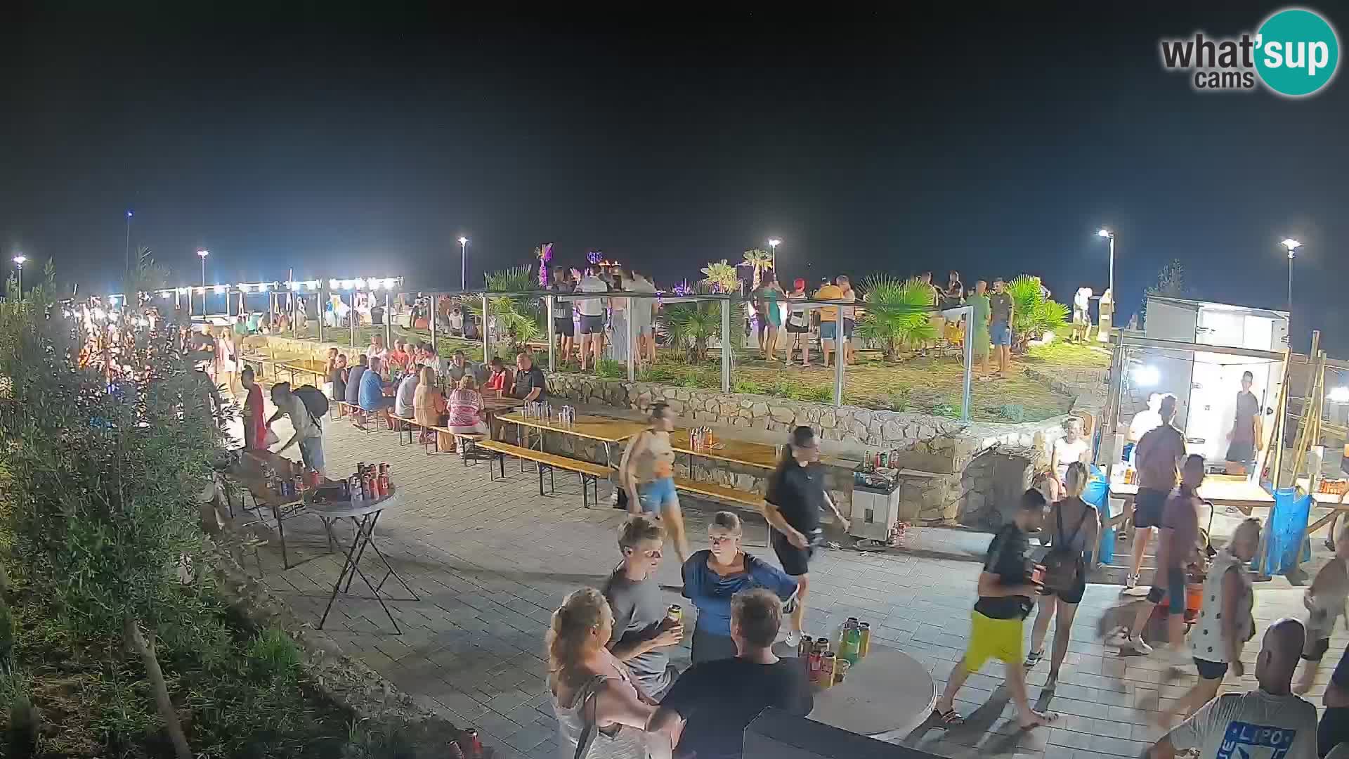 Webcam Mandre – Scène estivale Velika điga | Île de Pag