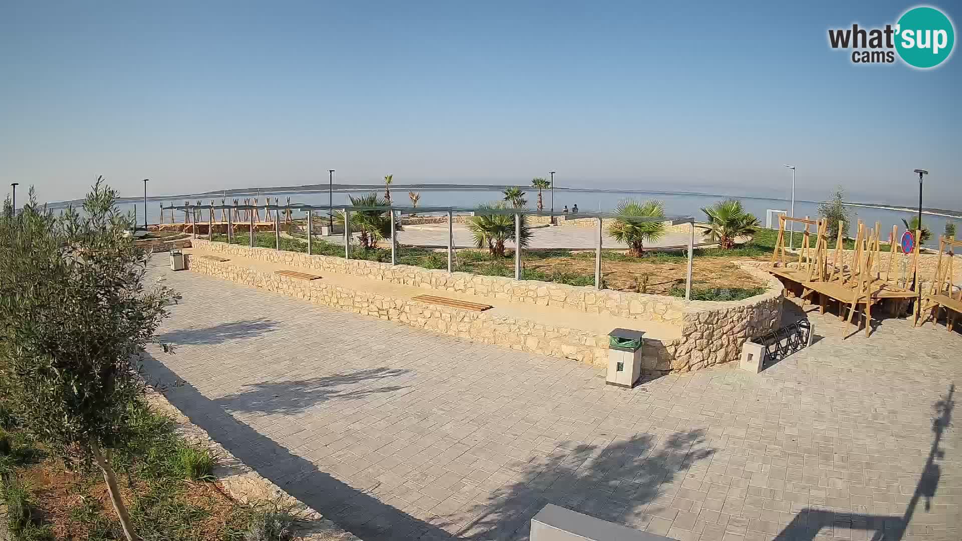 Mandre Summer Stage Webcam – Velika điga | Pag Island