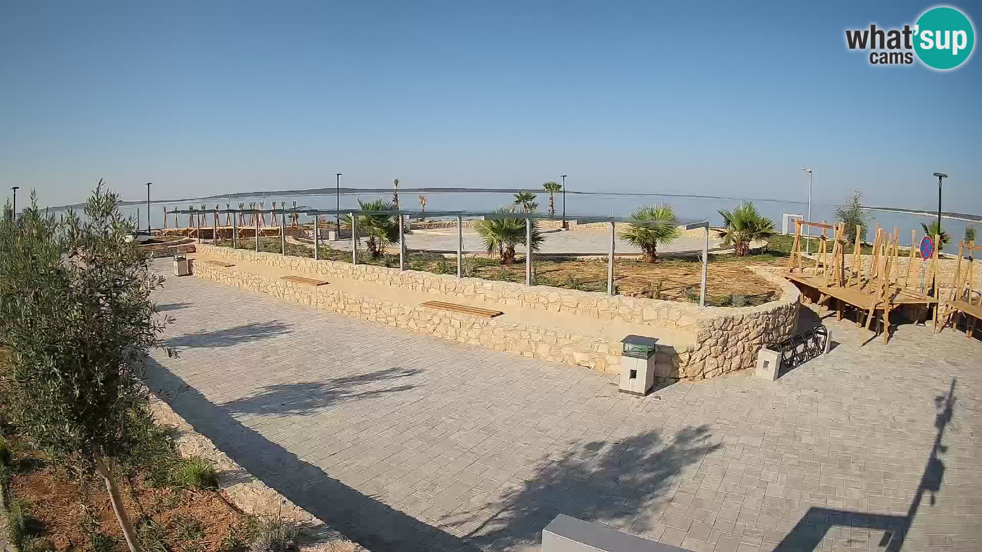 Mandre Summer Stage Webcam – Velika điga | Pag Island