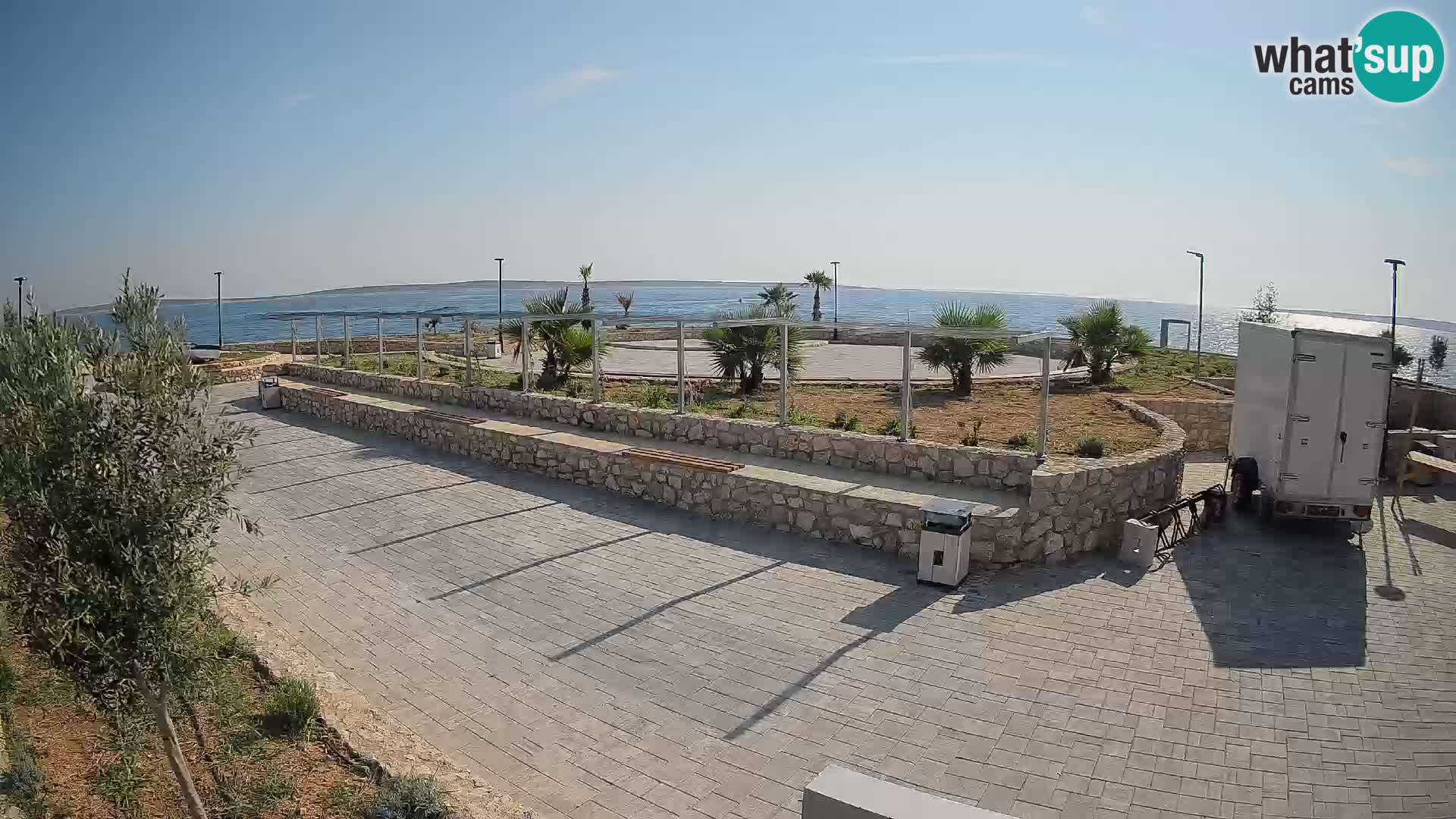 Webcam Mandre – Escenario de verano Velika điga | Isla de Pag